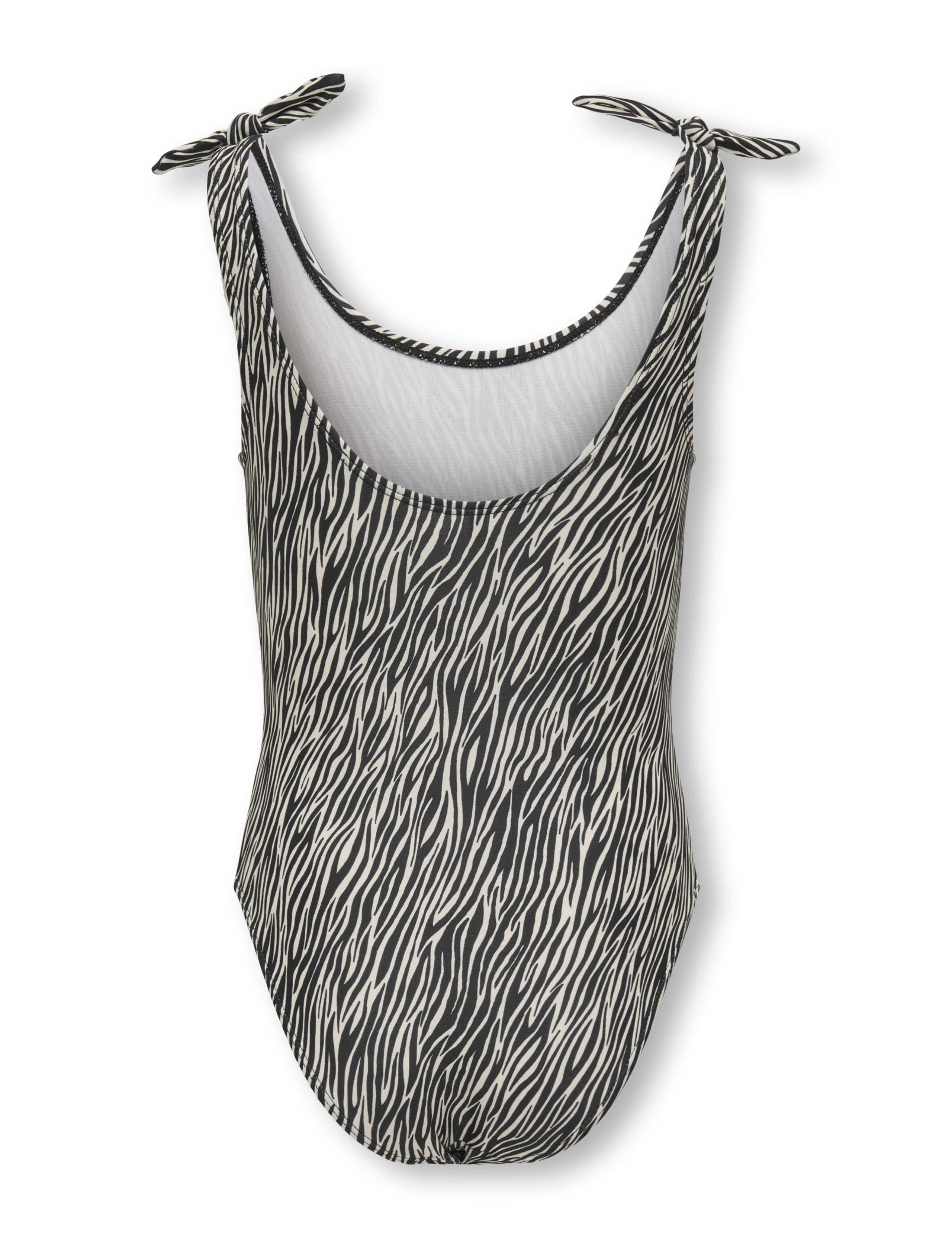Zebra Print Swimsuit (7-14 Yrs) 2 of 2