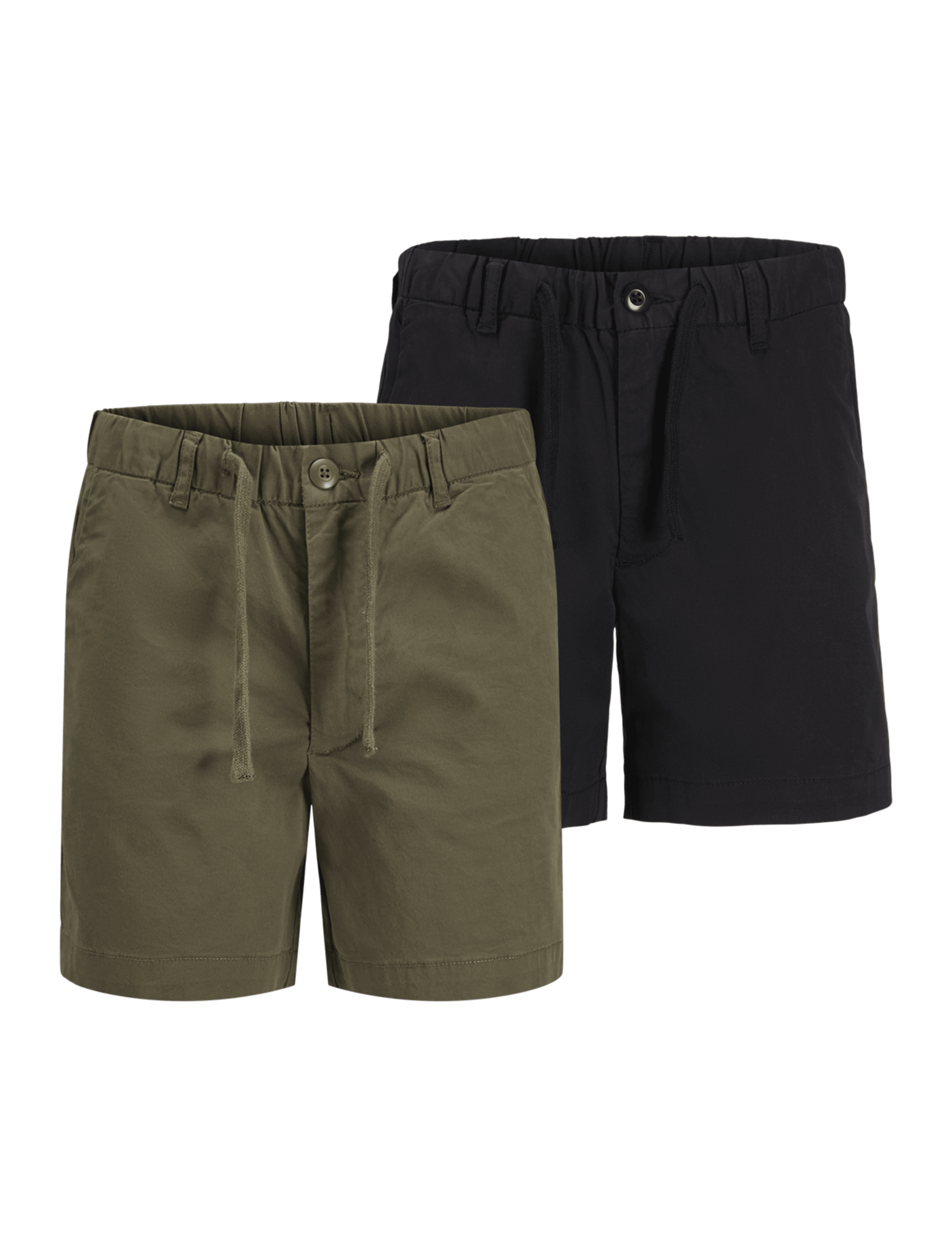 2pk Cotton Rich Shorts (8-16 Yrs) 1 of 3