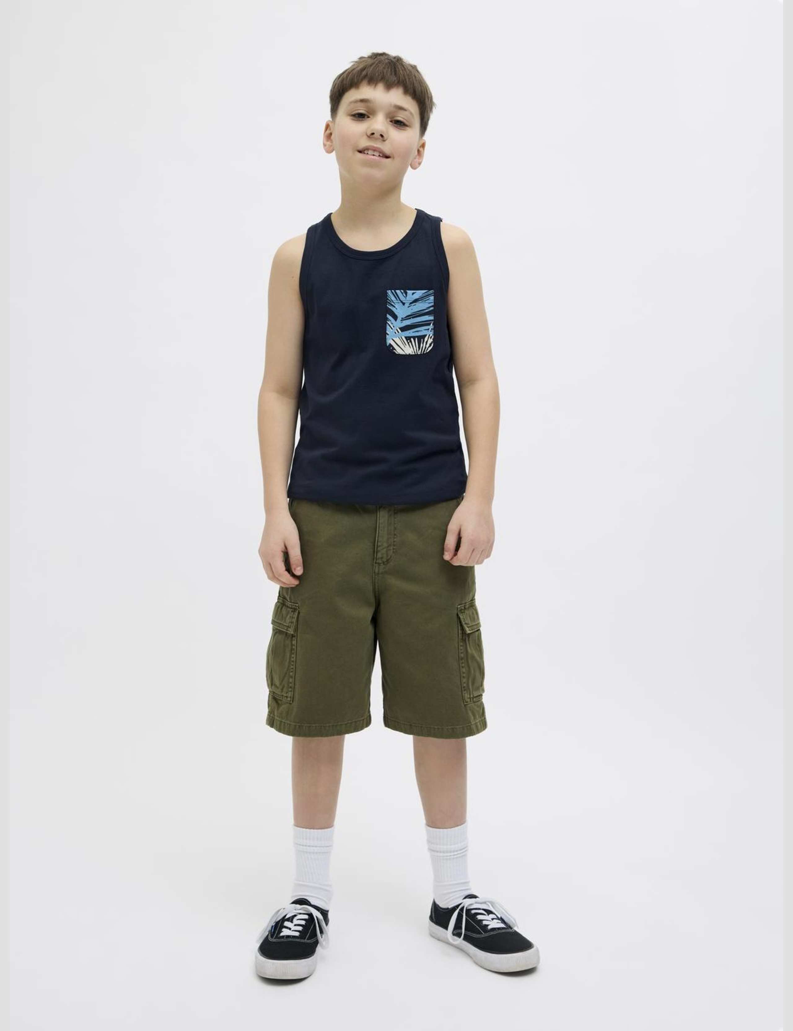 Pure Cotton Hawaiian Pocket Vest (8-16 Yrs) 3 of 7
