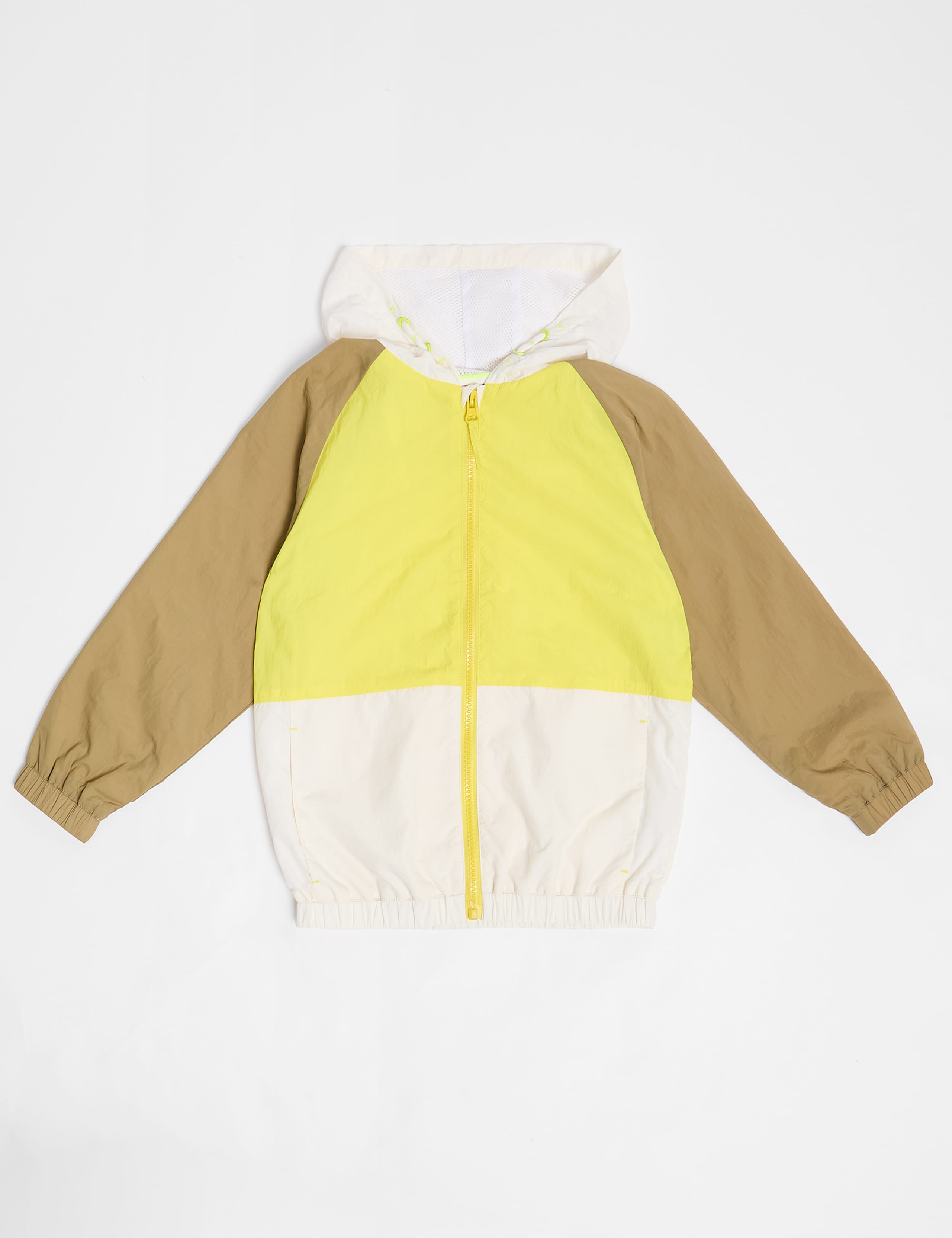 Lightweight Colour Block Hooded Jacket (2-8 Yrs) 2 of 5