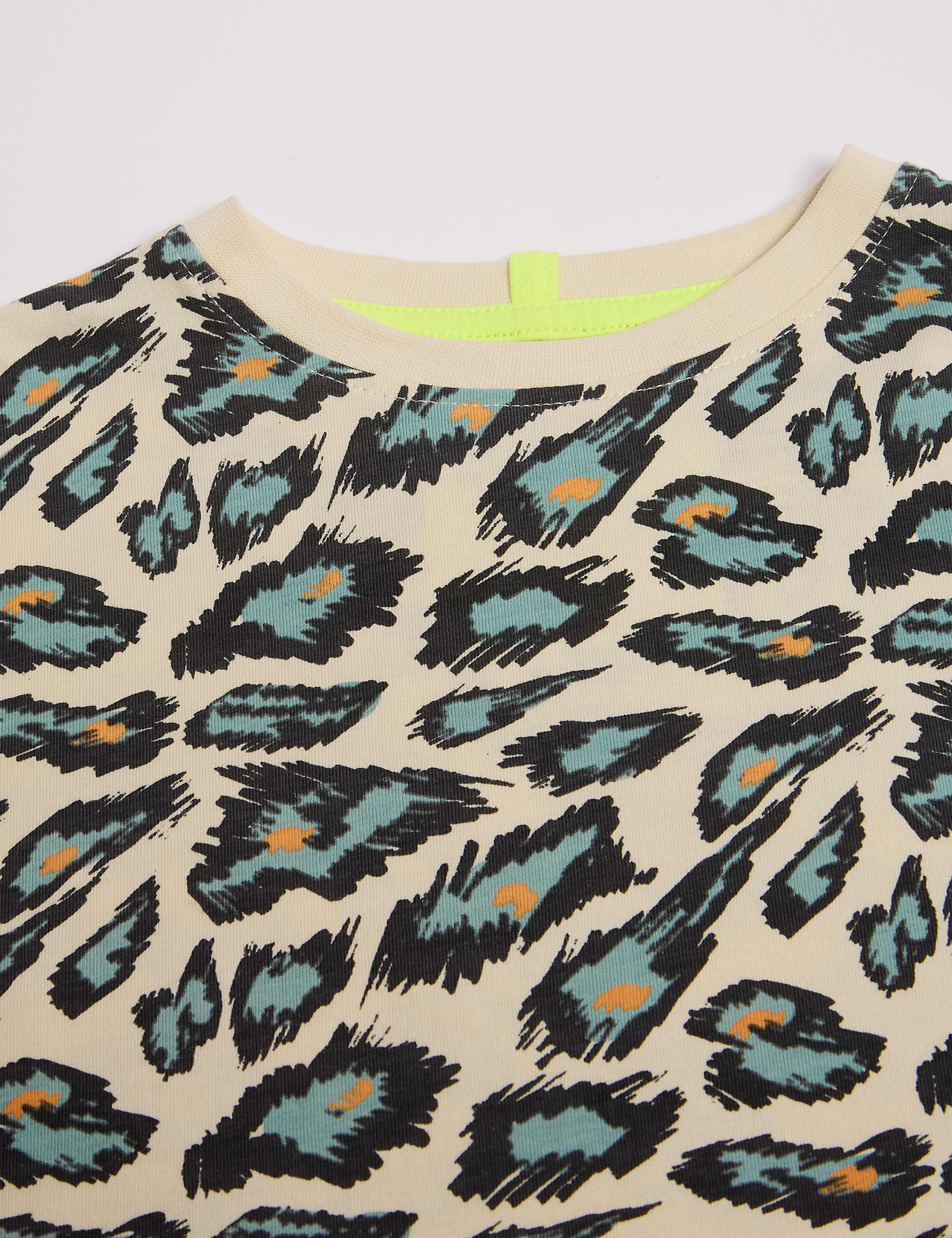 Pure Cotton Animal Print T-Shirt (2-8 Yrs) 4 of 5