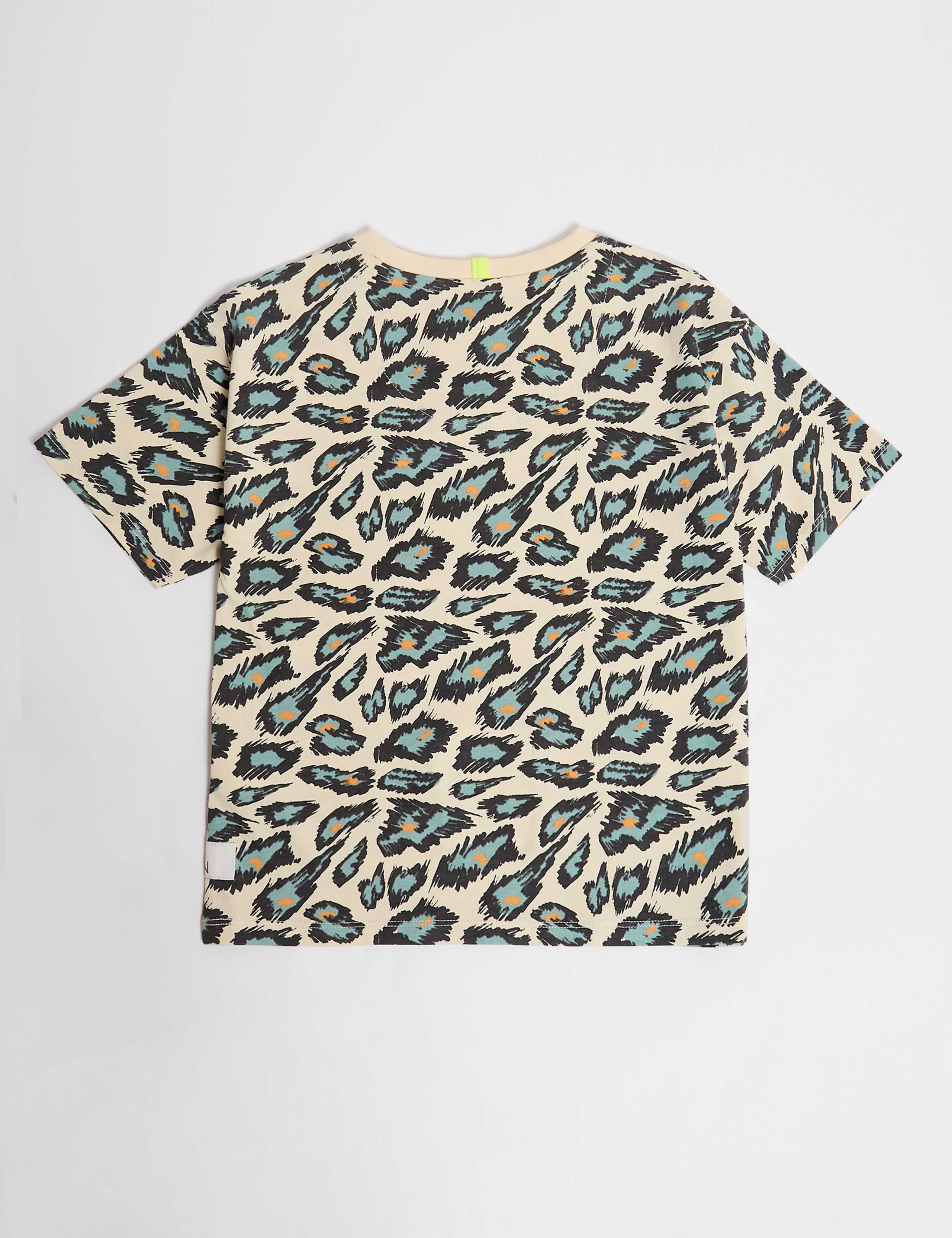 Pure Cotton Animal Print T-Shirt (2-8 Yrs) 5 of 5