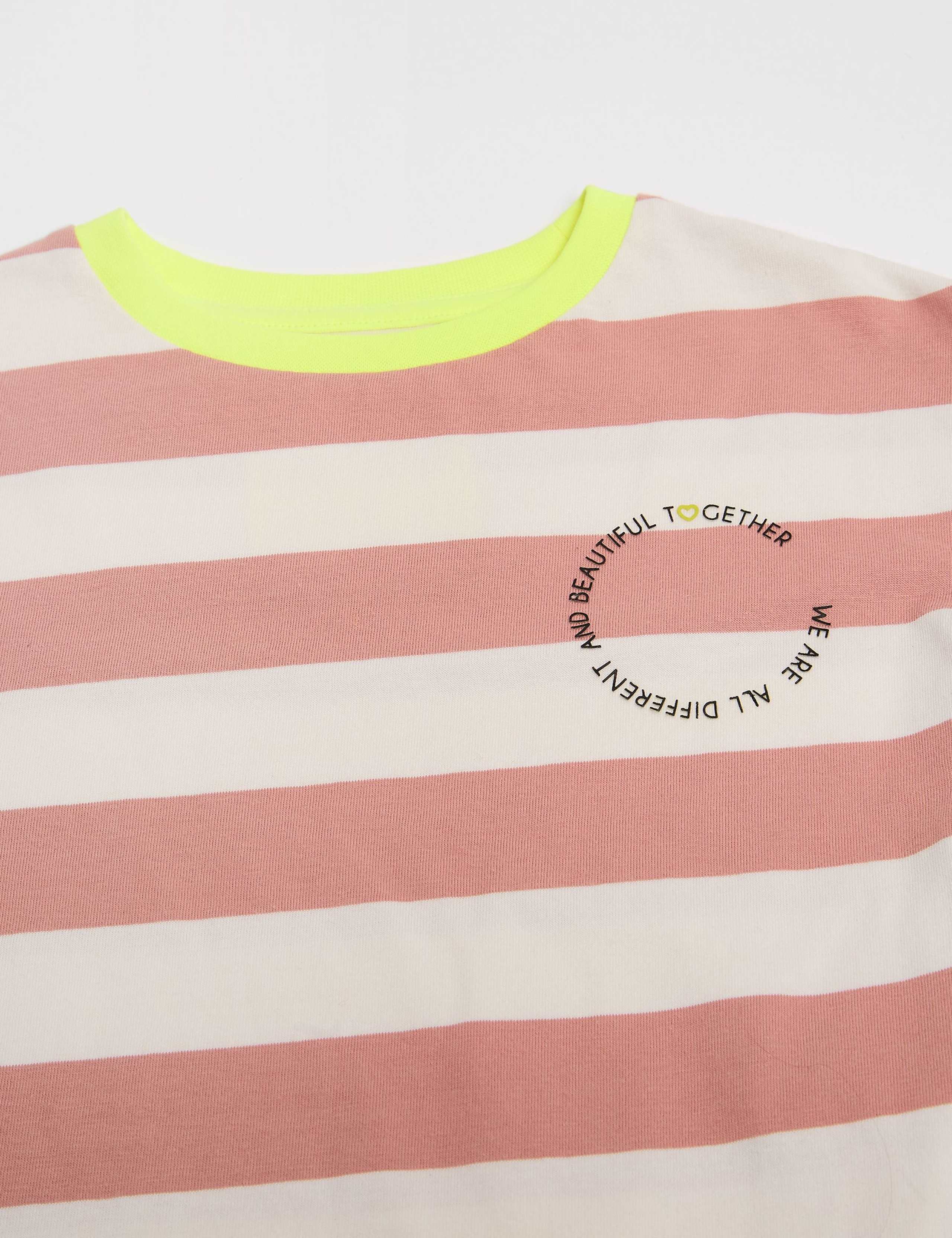 Pure Cotton Breton Stripe T-Shirt (2-8 Yrs) 3 of 5
