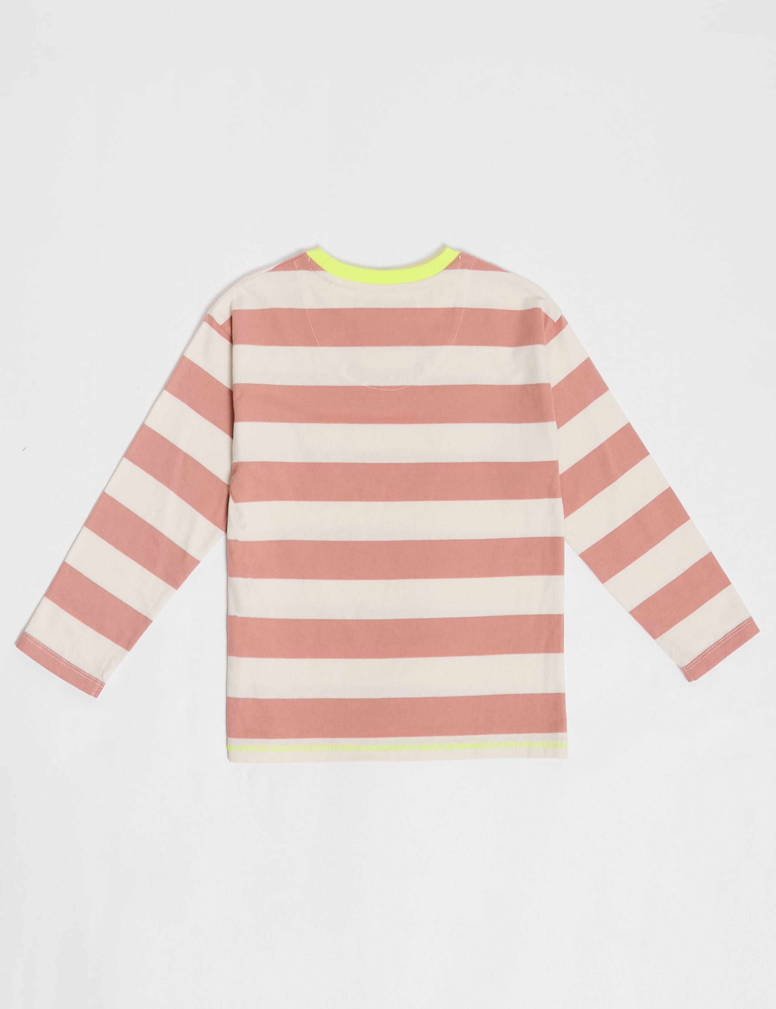 Pure Cotton Breton Stripe T-Shirt (2-8 Yrs) 4 of 5
