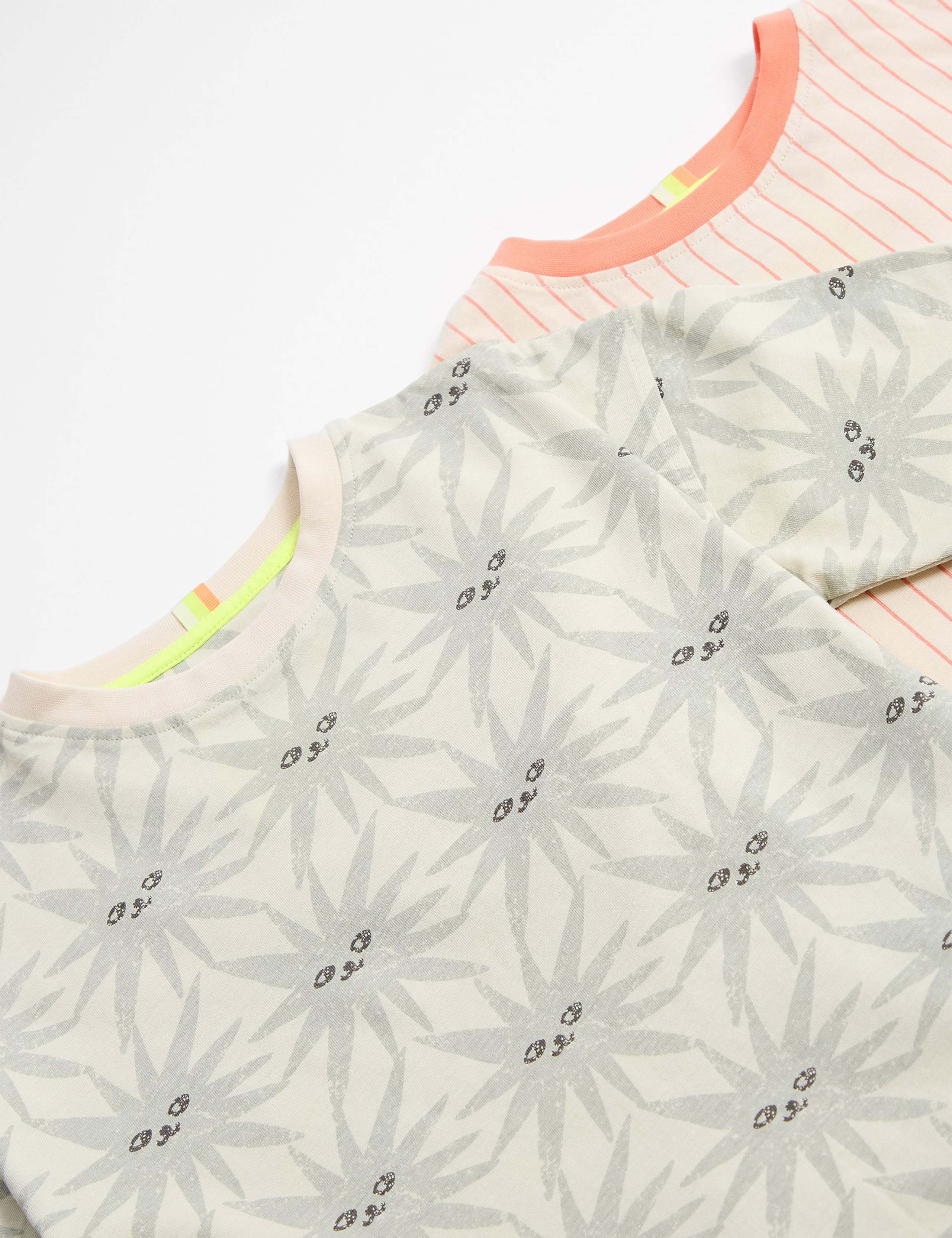 2pk Pure Cotton Sun & Striped Pyjama Sets (2-8 Yrs) 2 of 4