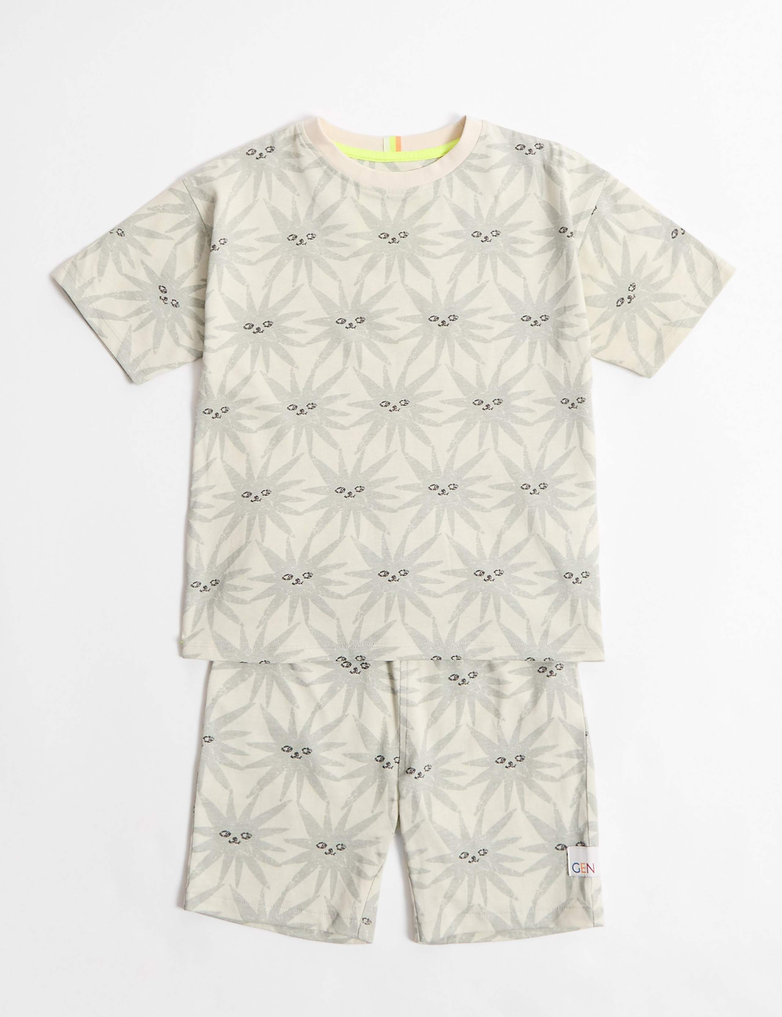 2pk Pure Cotton Sun & Striped Pyjama Sets (2-8 Yrs) 3 of 4