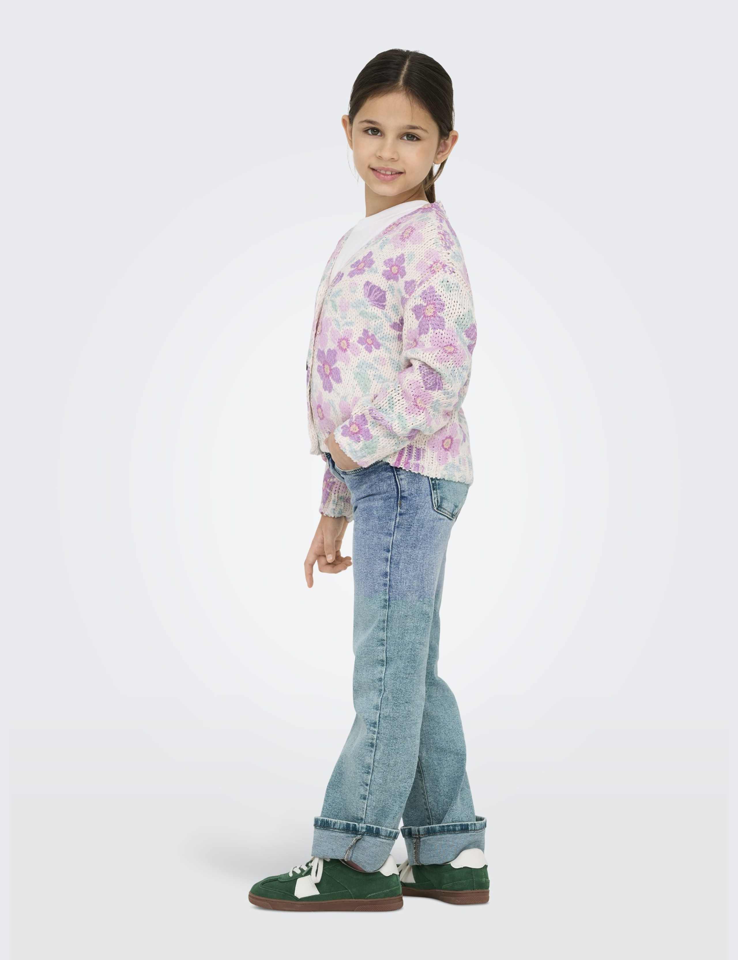 Cotton Blend Floral Cardigan (7-14 Yrs) 3 of 4