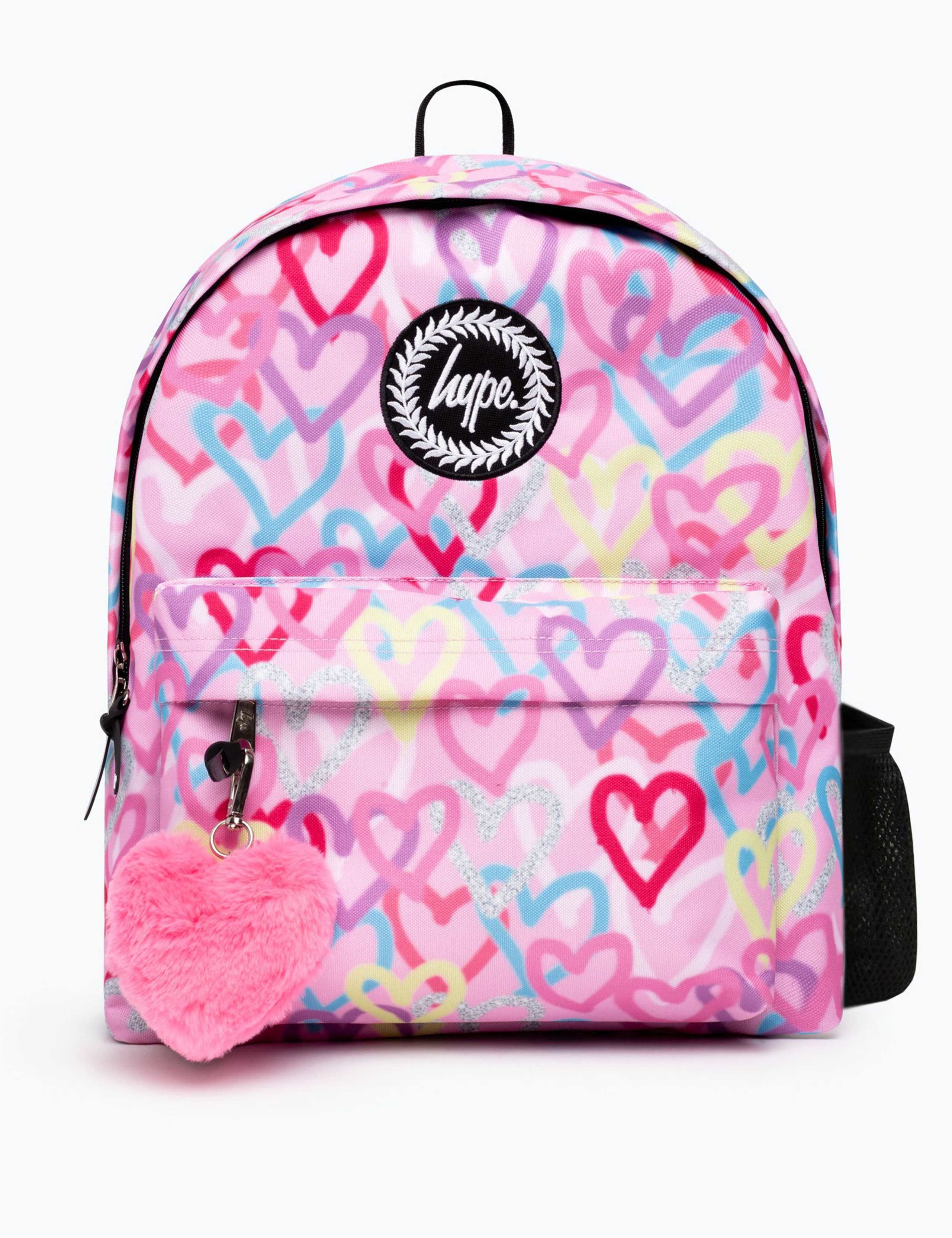 Kids' Graffiti Hearts Backpack 1 of 11