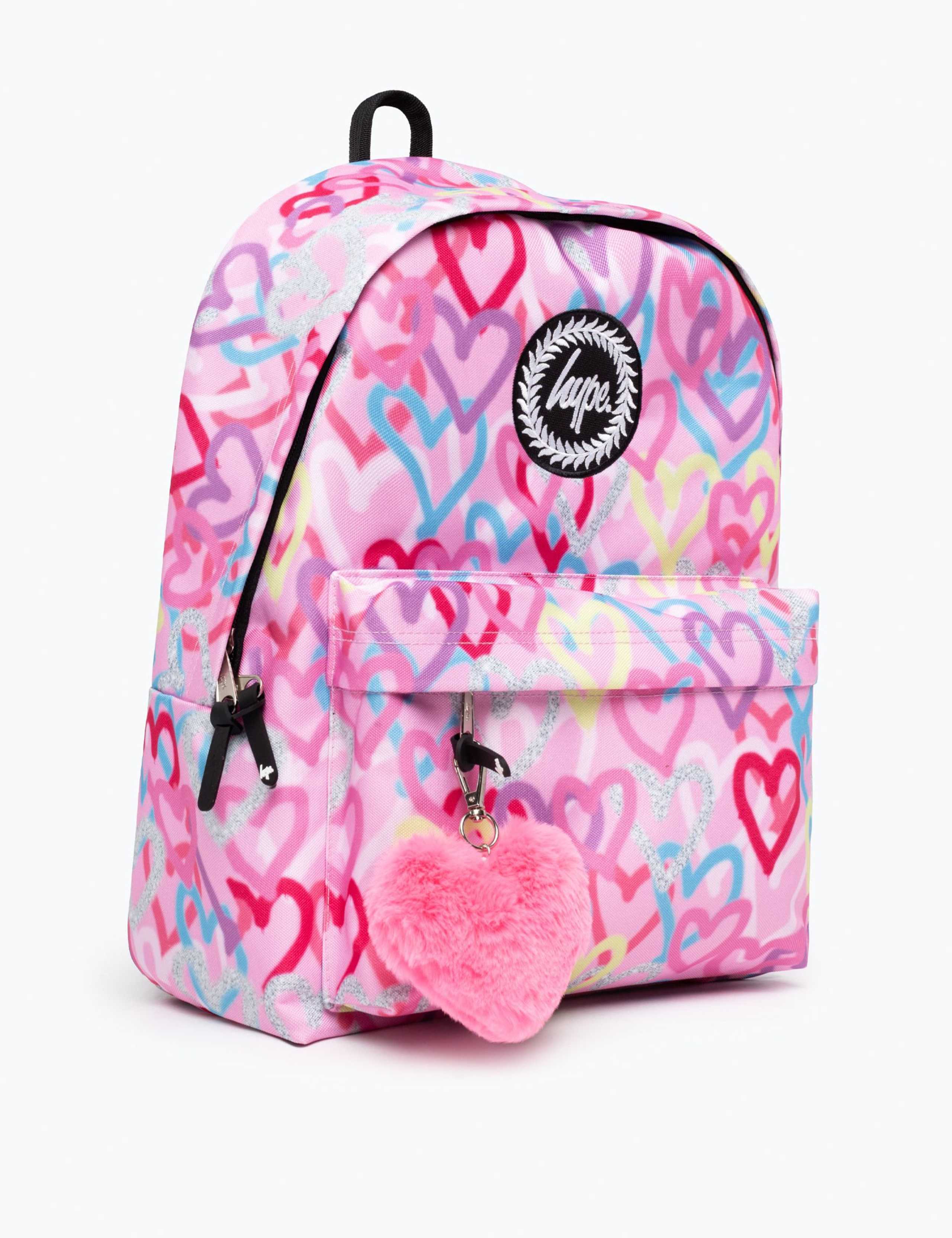 Kids' Graffiti Hearts Backpack 2 of 11