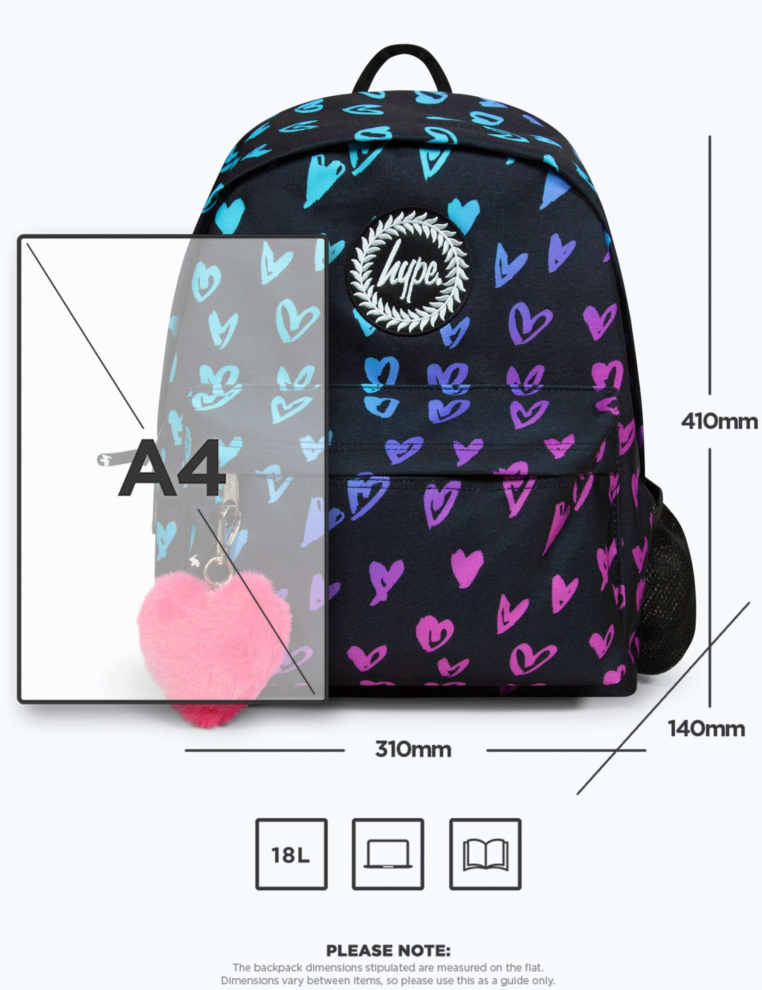 Kids' Scribble Hearts Backpack 11 of 11