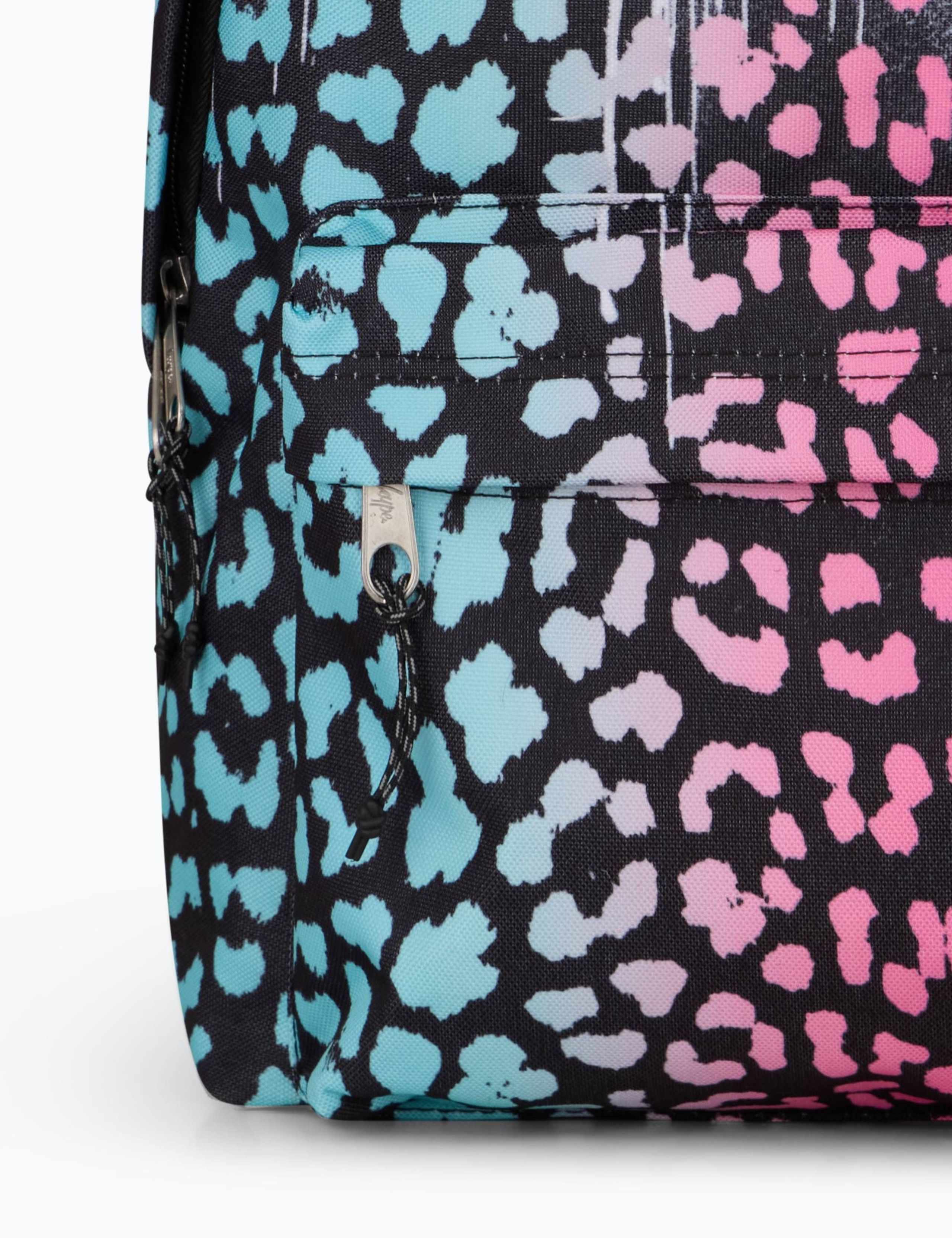 Leopard Print Silver Drips Backpack 2 of 7