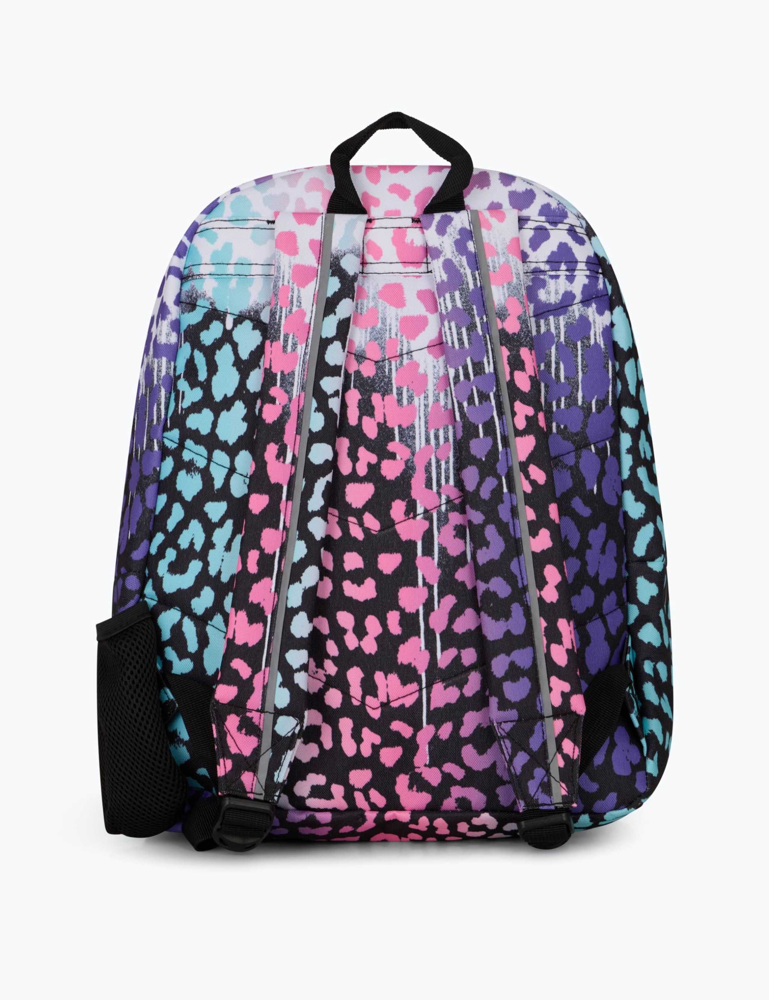 Leopard Print Silver Drips Backpack 5 of 7