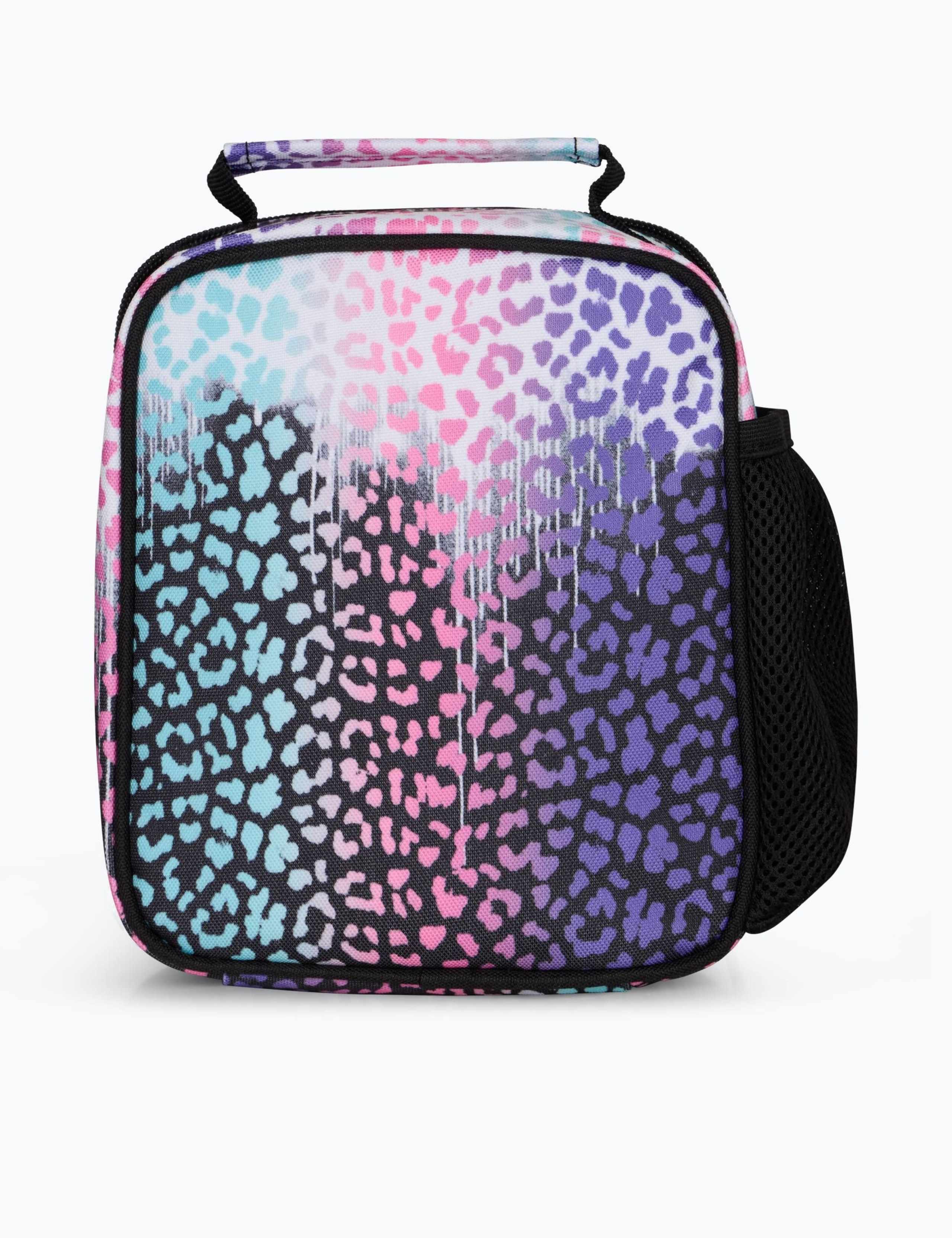 Leopard Print Silver Drips Lunch Bag 4 of 7