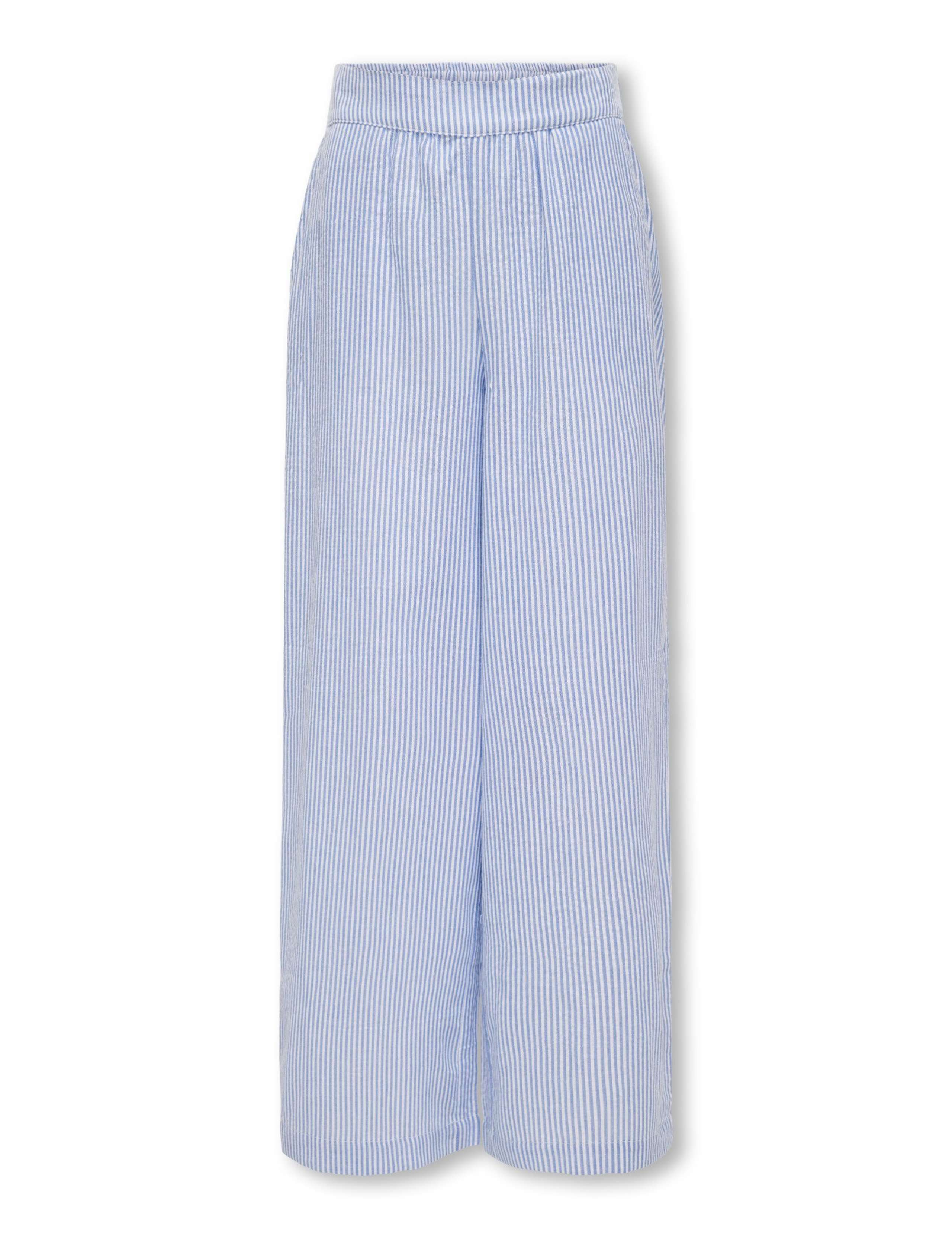 Pure Cotton Striped Trousers (8-14 Yrs) 2 of 3