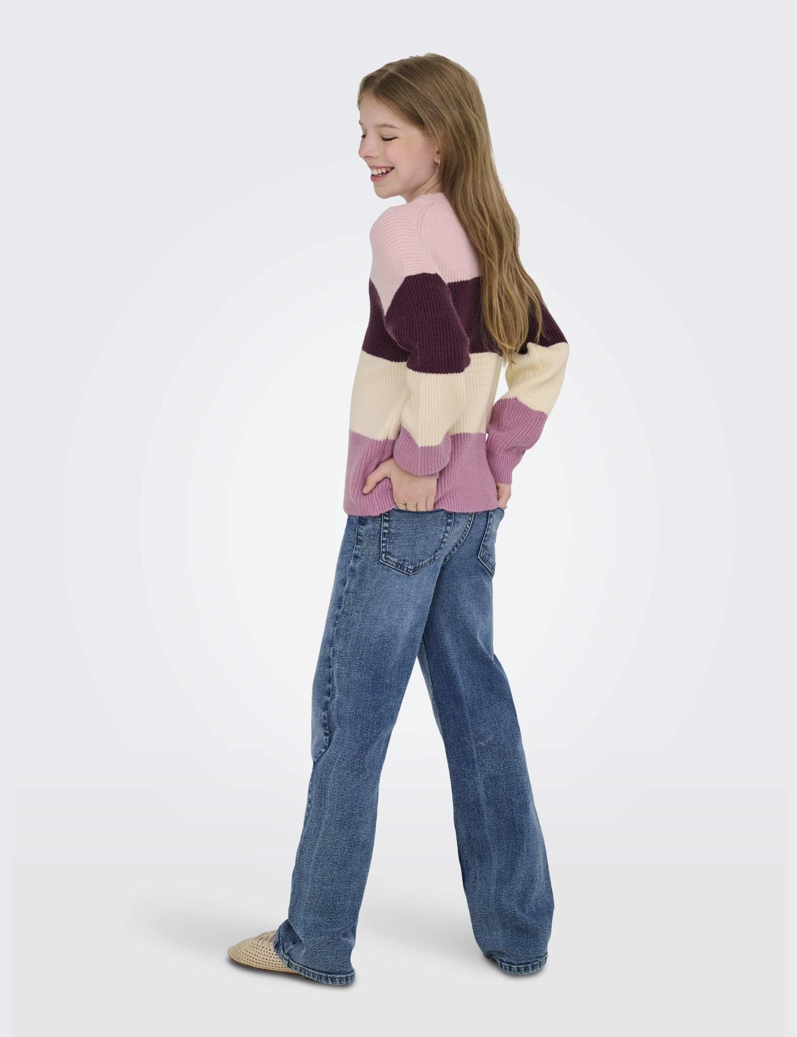 Striped Knitted Jumper (7-14 Yrs) 4 of 6