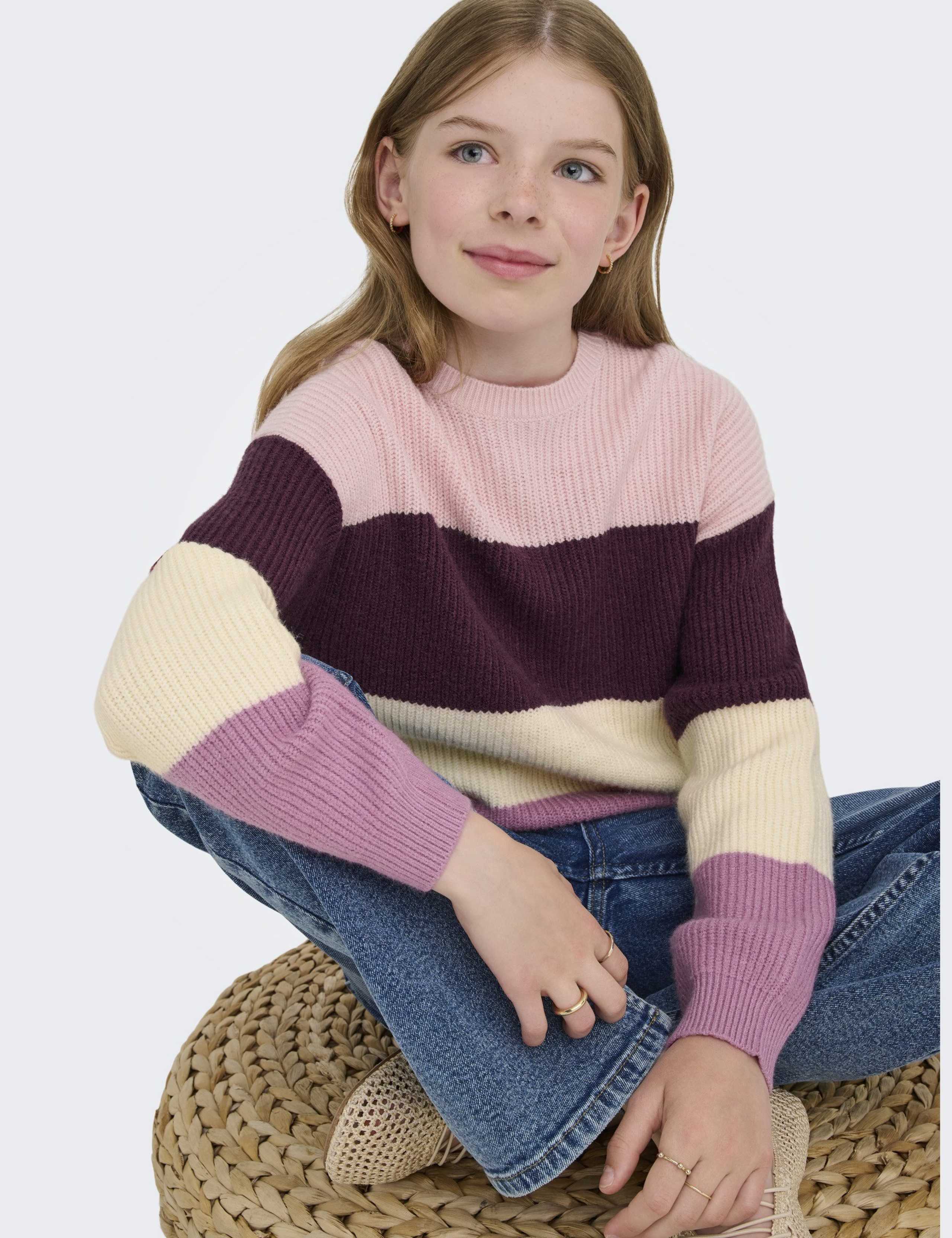 Striped Knitted Jumper (7-14 Yrs) 6 of 6
