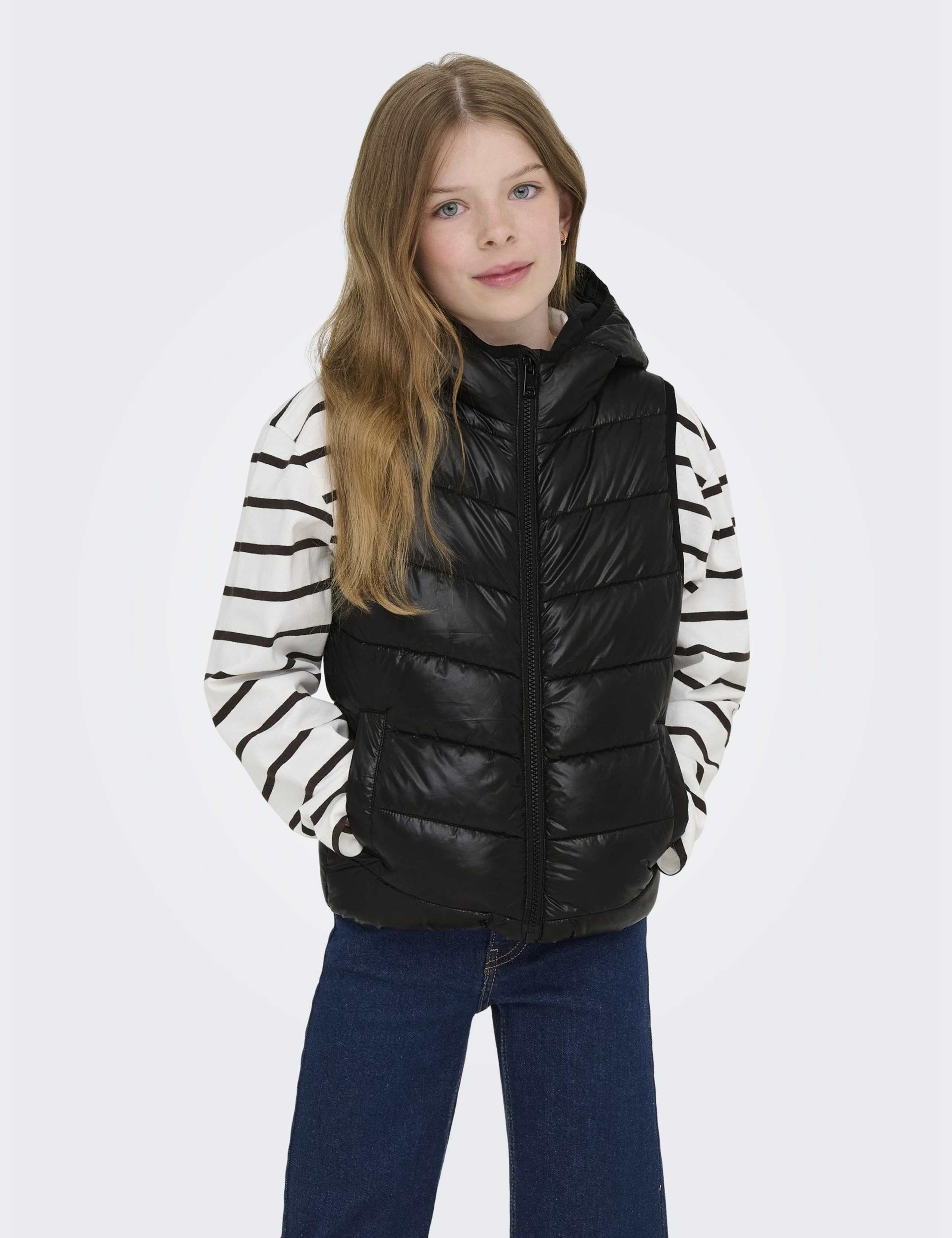 Lightweight Quilted Hooded Gilet (8-13 Yrs) 1 of 5