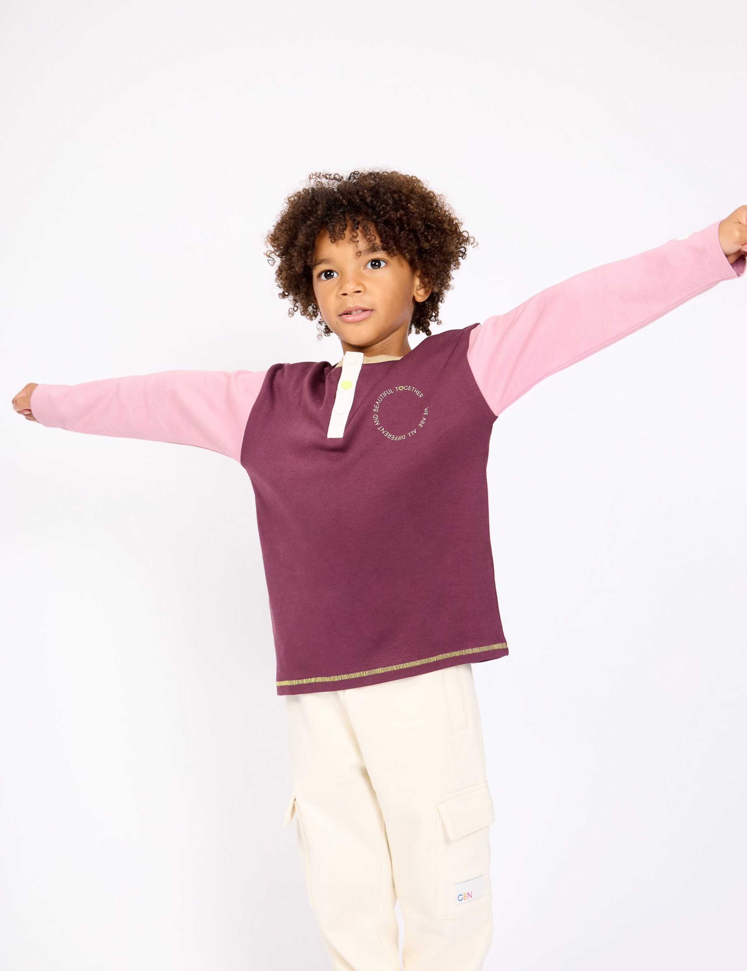 Pure Cotton Patterned T-Shirt (2-8 Yrs) 5 of 12