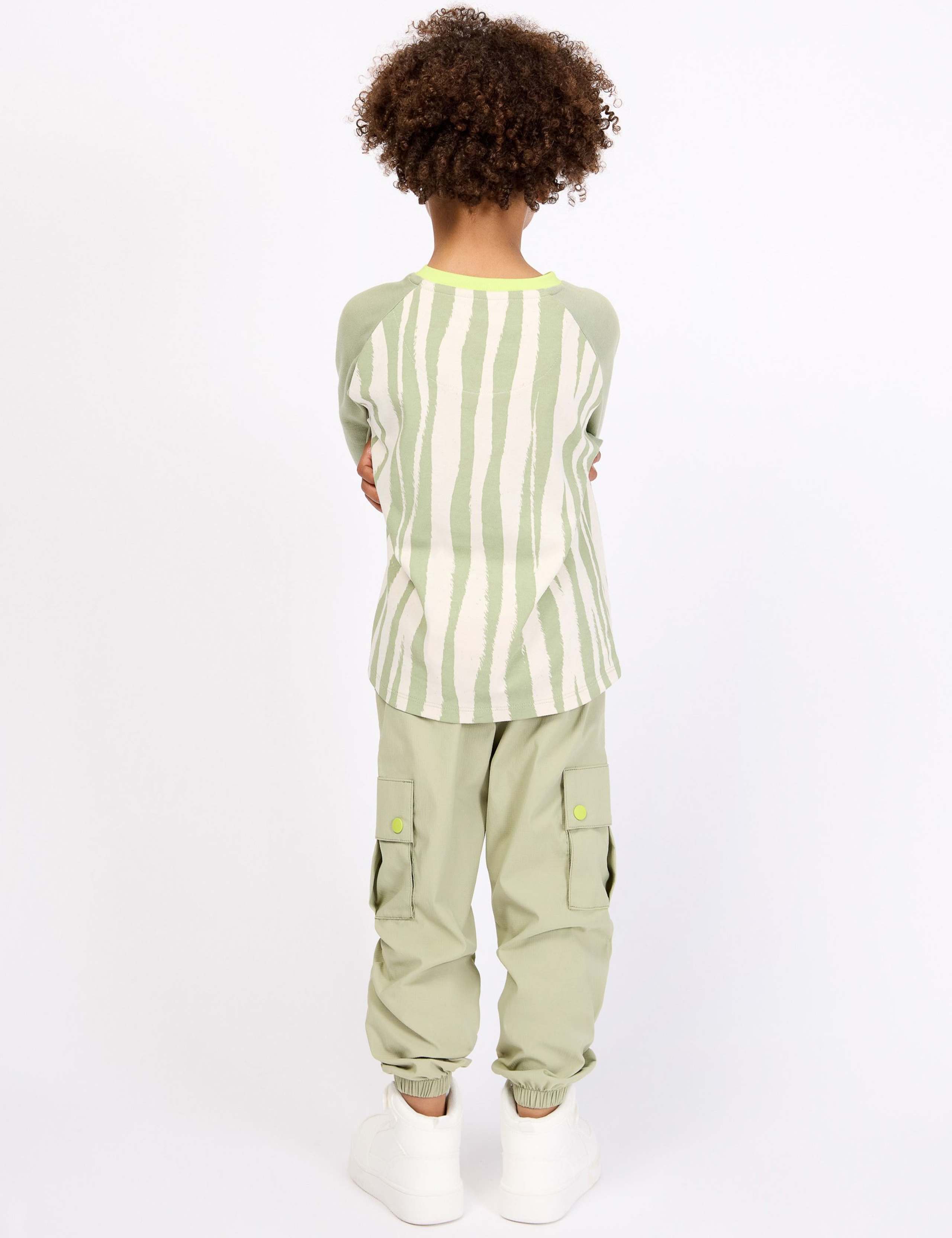 Pure Cotton Striped T-Shirt (2-8 Yrs) 4 of 11