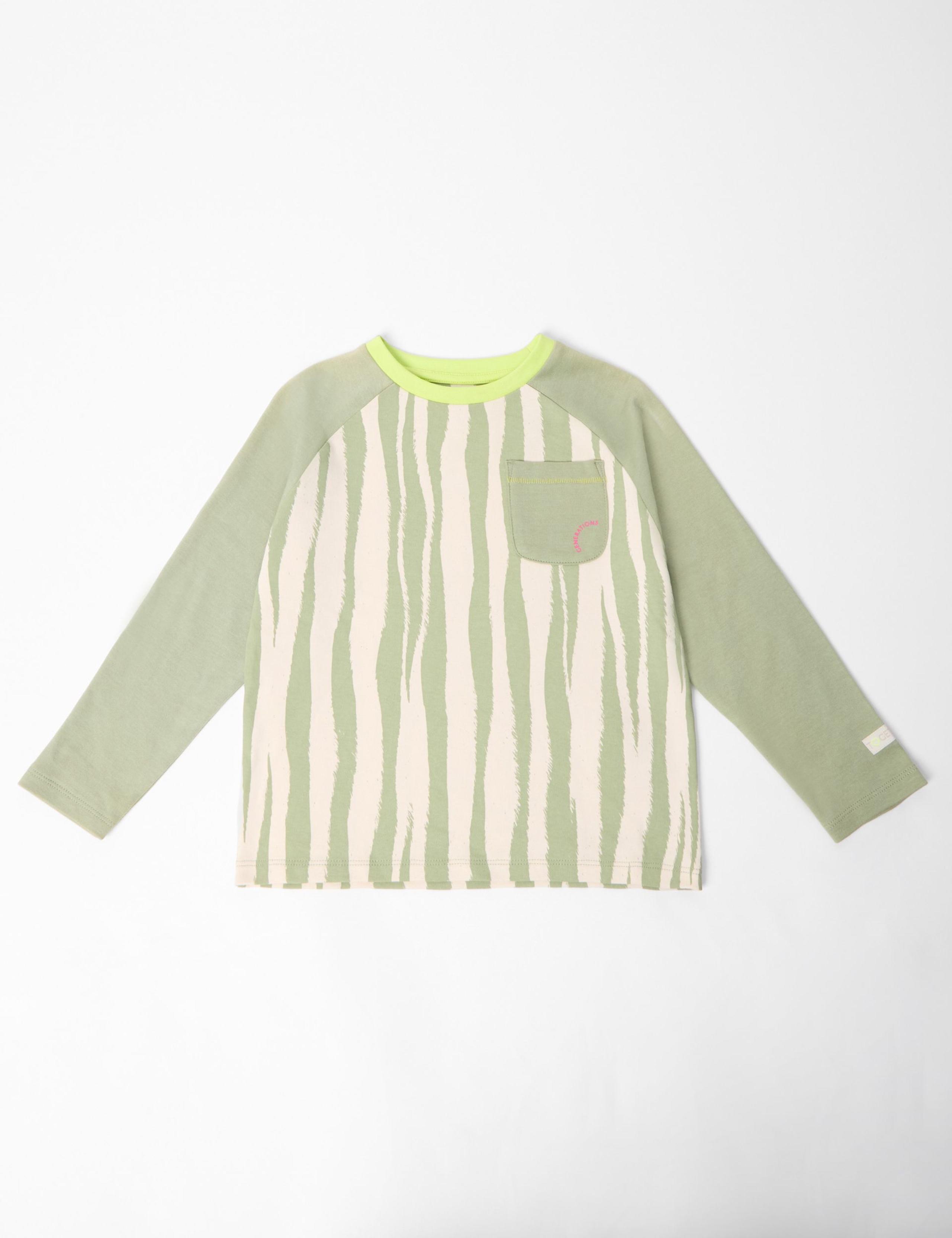 Pure Cotton Striped T-Shirt (2-8 Yrs) 7 of 11