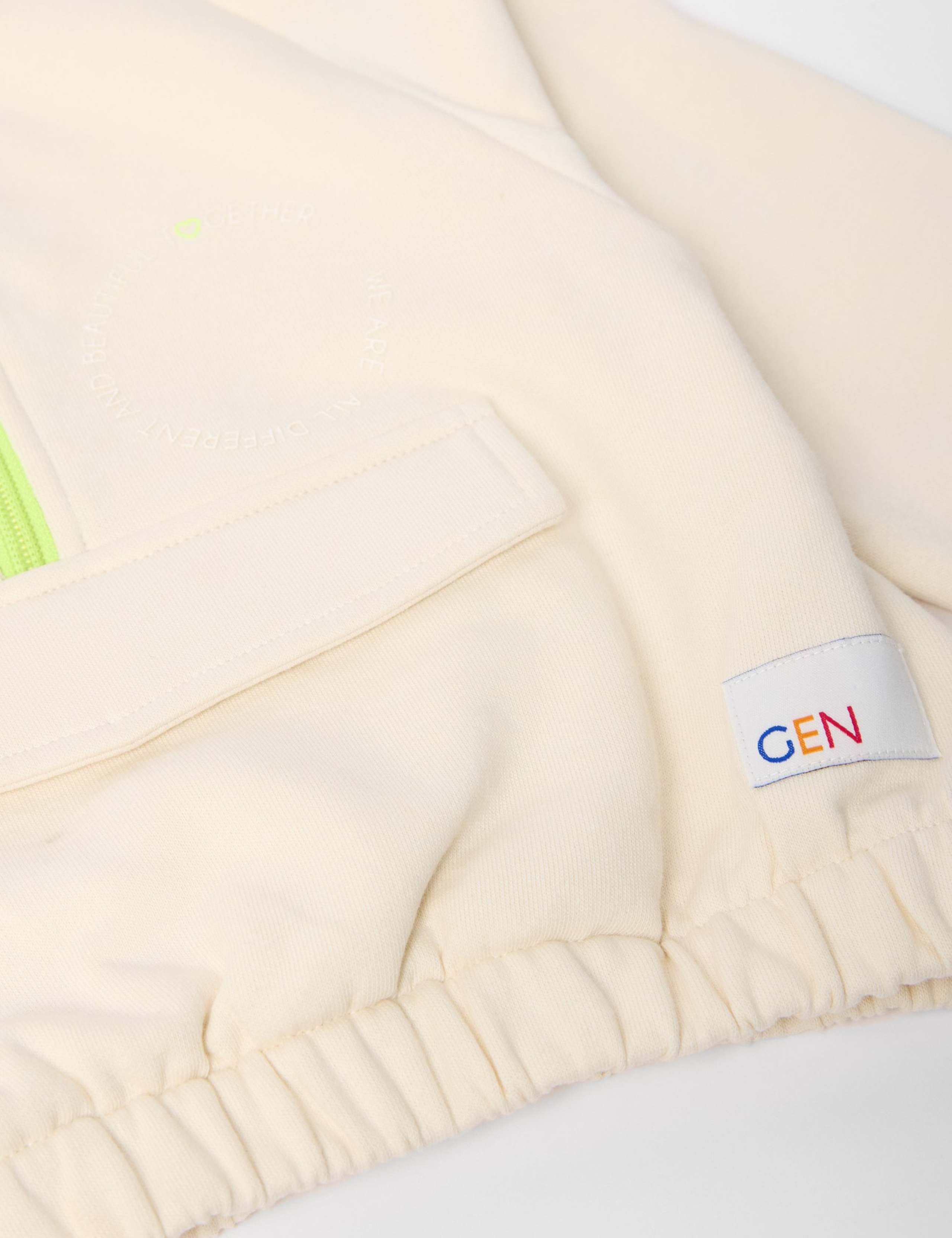 Pure Cotton Half Zip Sweatshirt (3-8 Yrs) 2 of 12