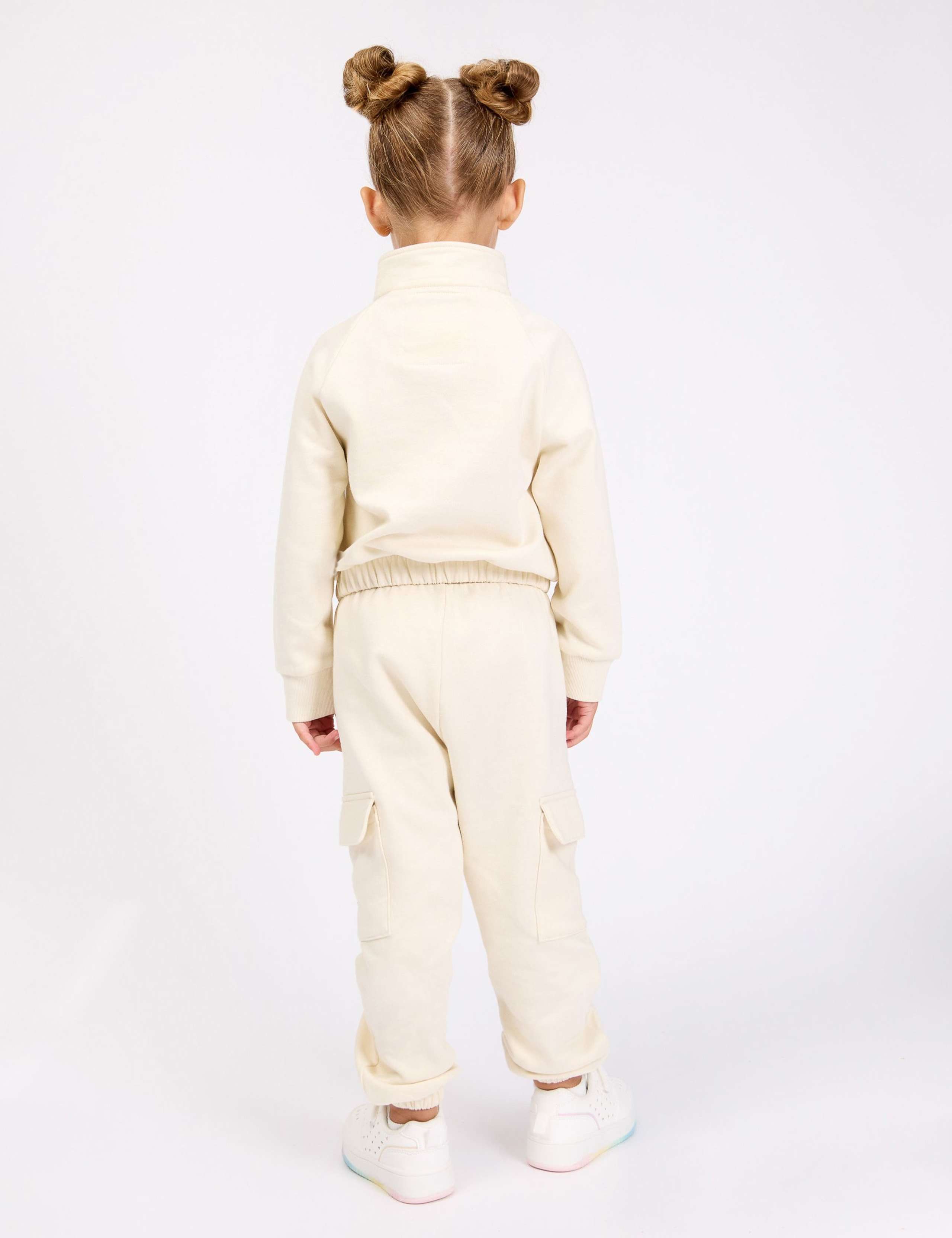 Pure Cotton Half Zip Sweatshirt (3-8 Yrs) 3 of 12