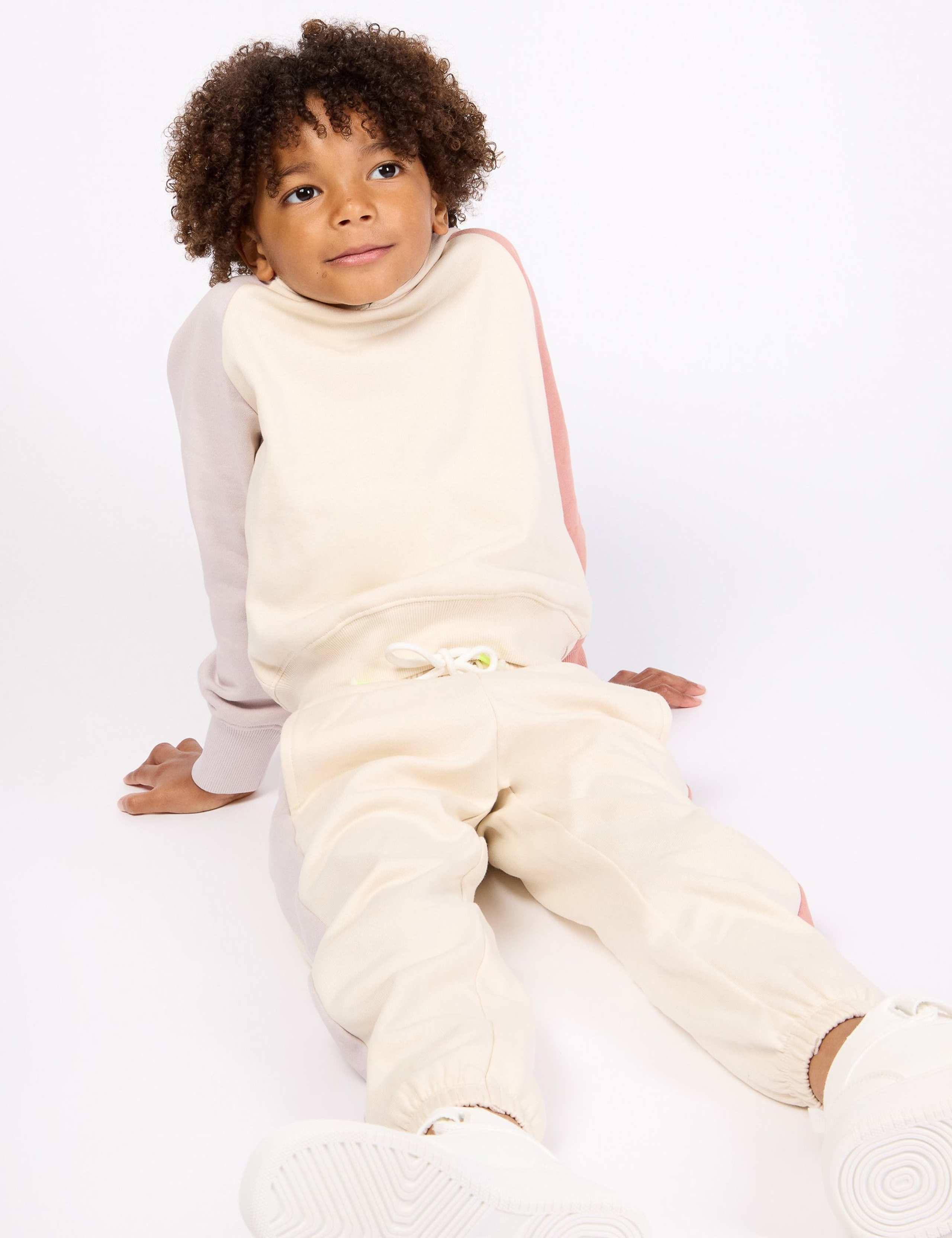 Relaxed Pure Cotton Panel Joggers (2-8 Yrs) 6 of 12
