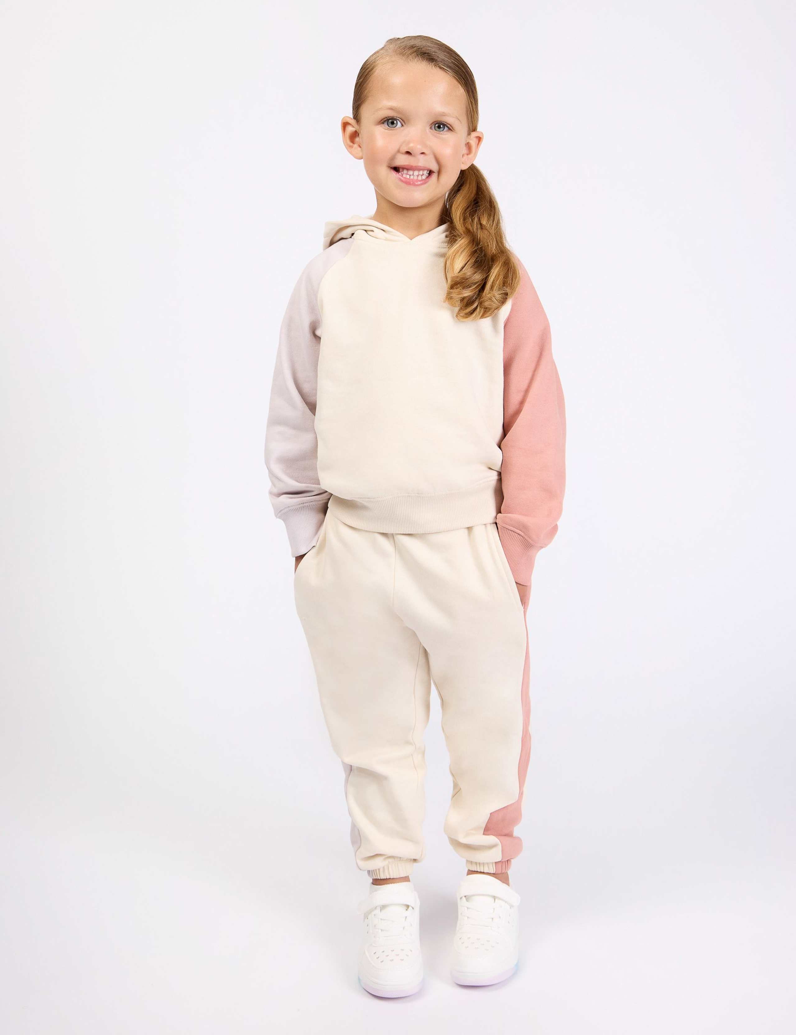 Relaxed Pure Cotton Panel Joggers (2-8 Yrs) 7 of 12