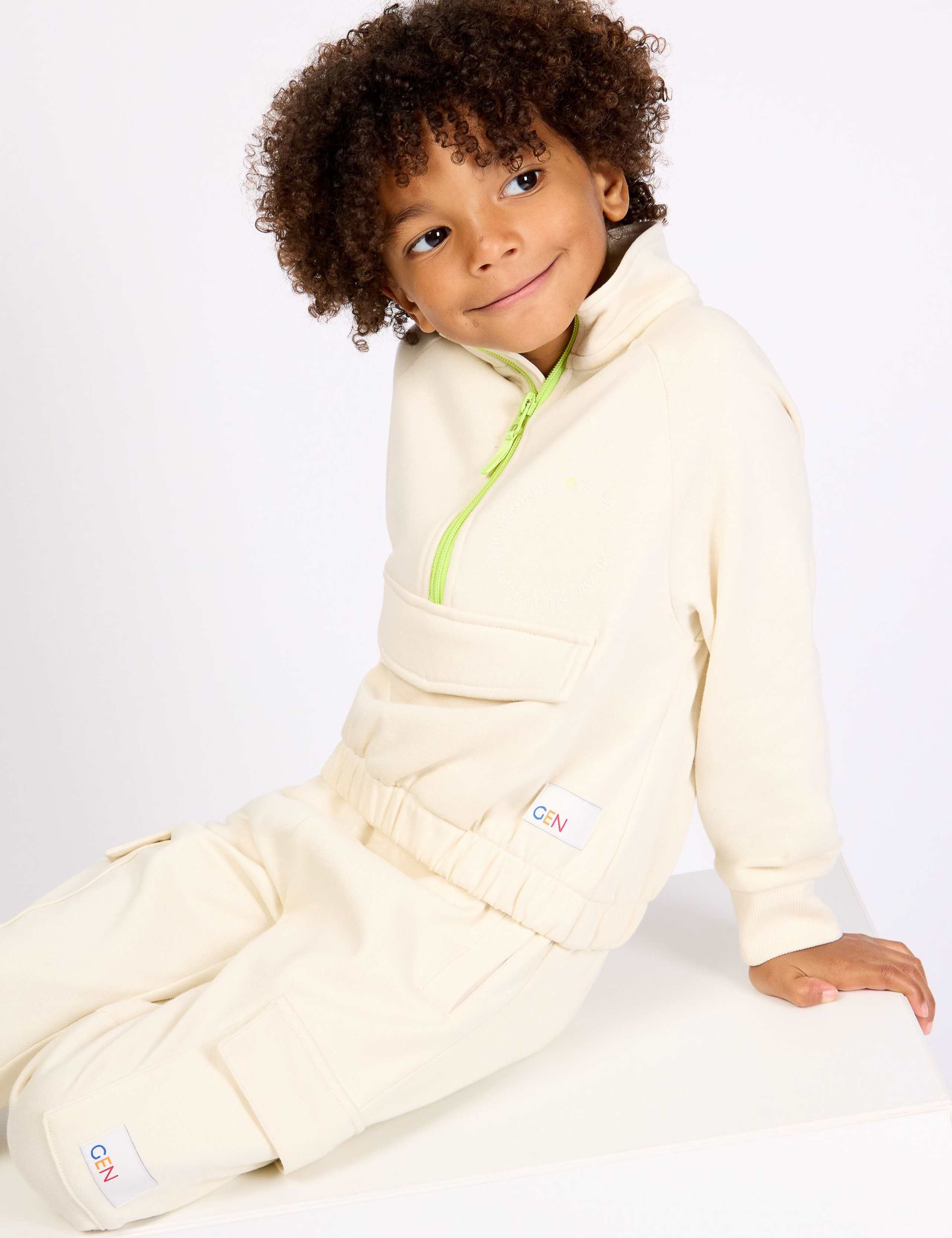Pure Cotton Cargo Pocket Joggers (2-8 Yrs) 11 of 12