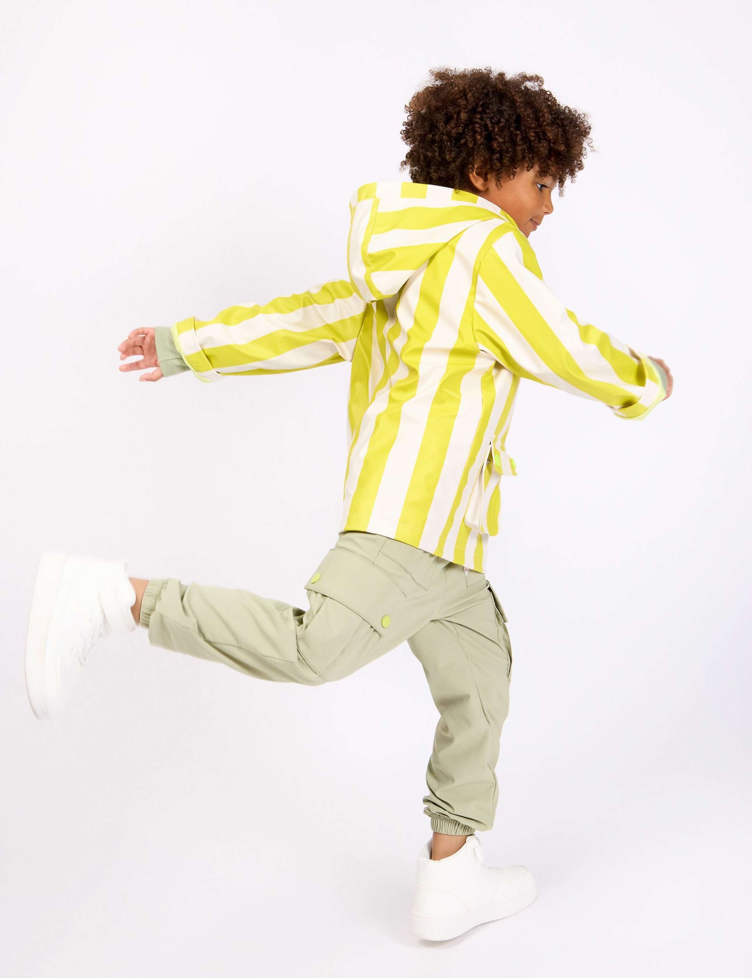 Hooded Striped Raincoat (2-8 Yrs) 12 of 13
