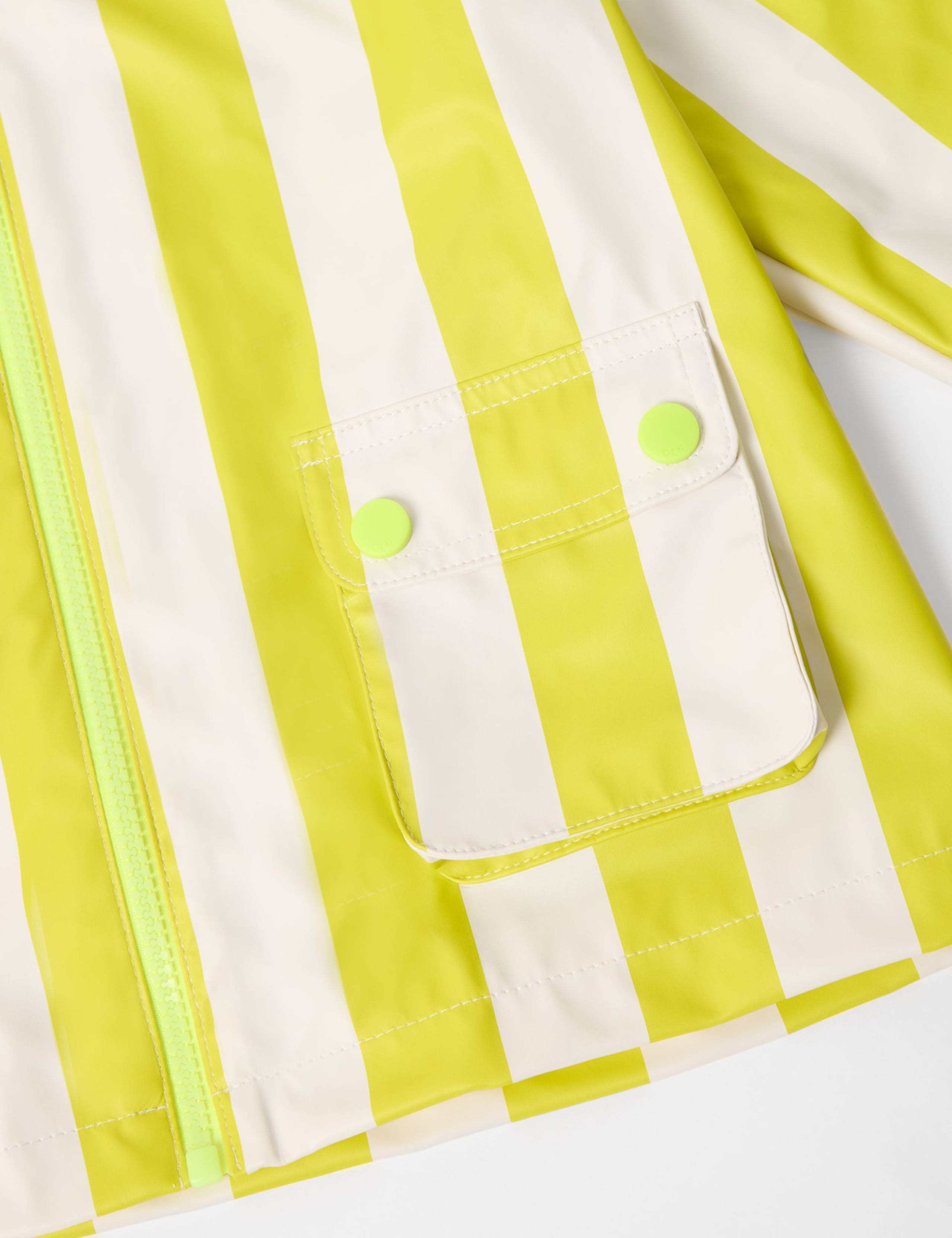 Hooded Striped Raincoat (2-8 Yrs) 5 of 13