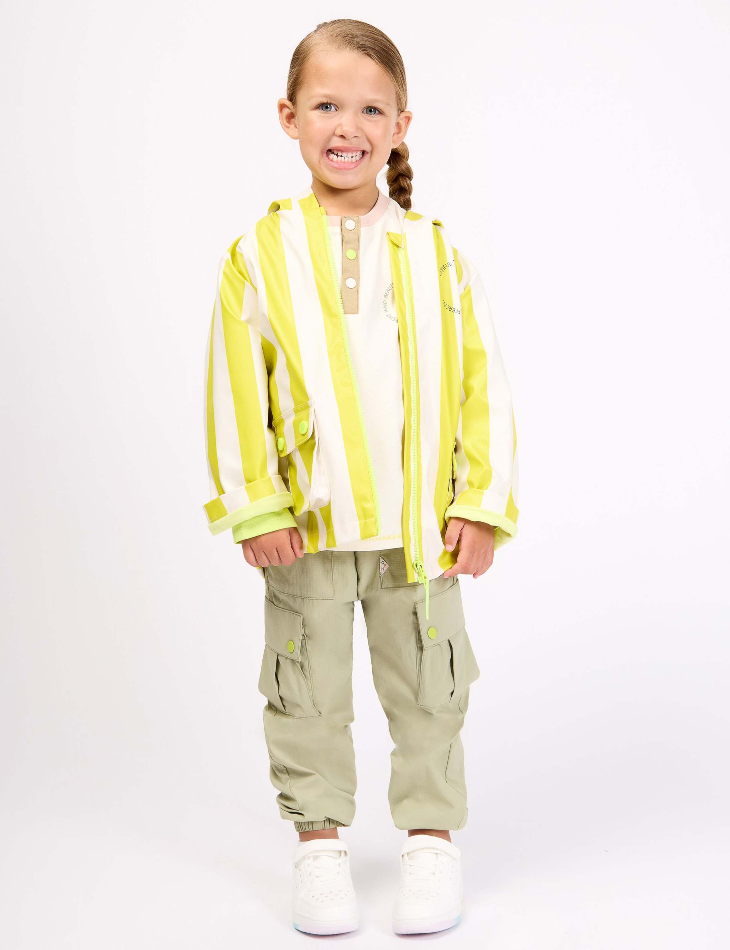Hooded Striped Raincoat (2-8 Yrs) 6 of 13