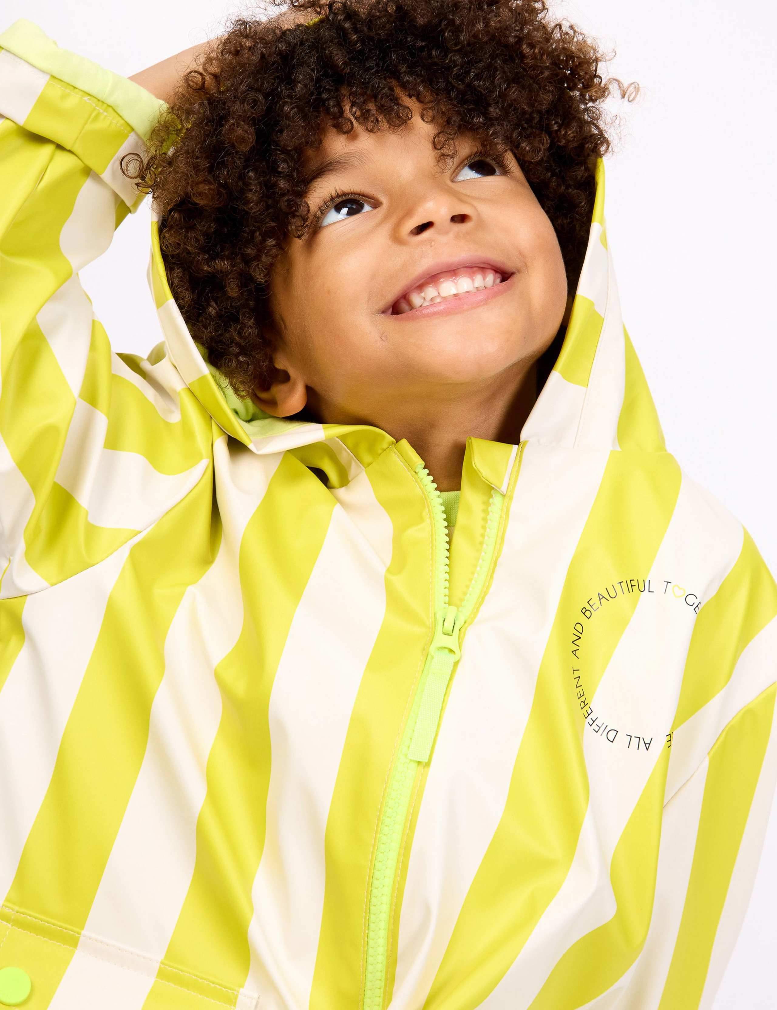 Hooded Striped Raincoat (2-8 Yrs) 8 of 13