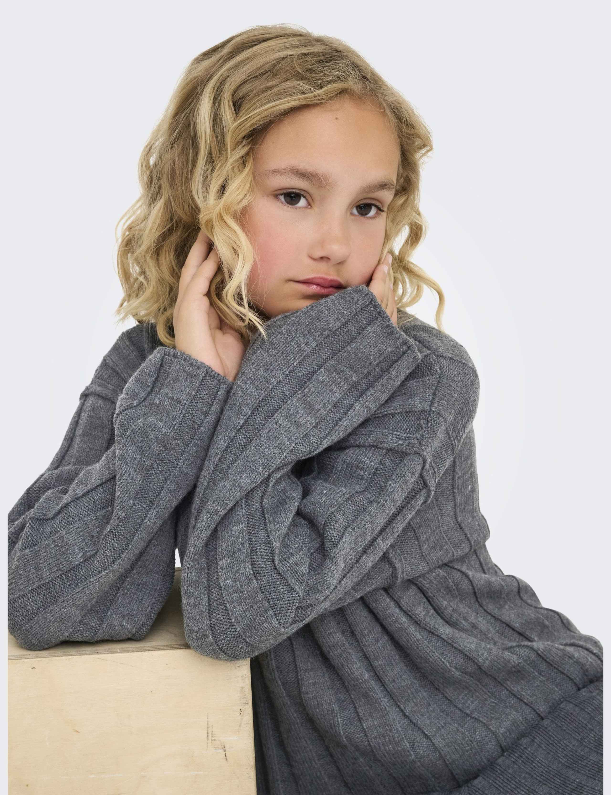 Ribbed Knitted Jumper (7-14 Yrs) 3 of 5