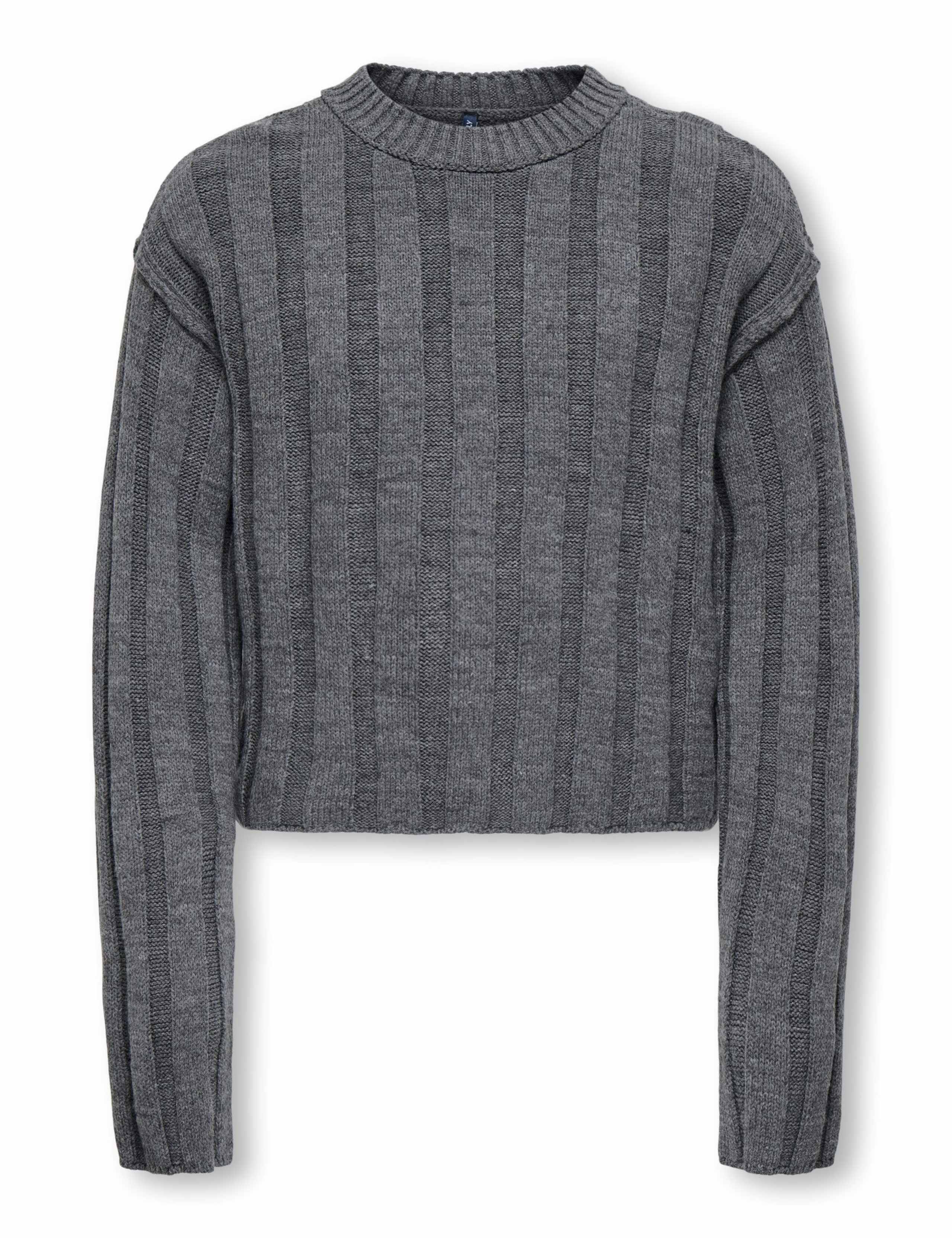 Ribbed Knitted Jumper (7-14 Yrs) 2 of 5