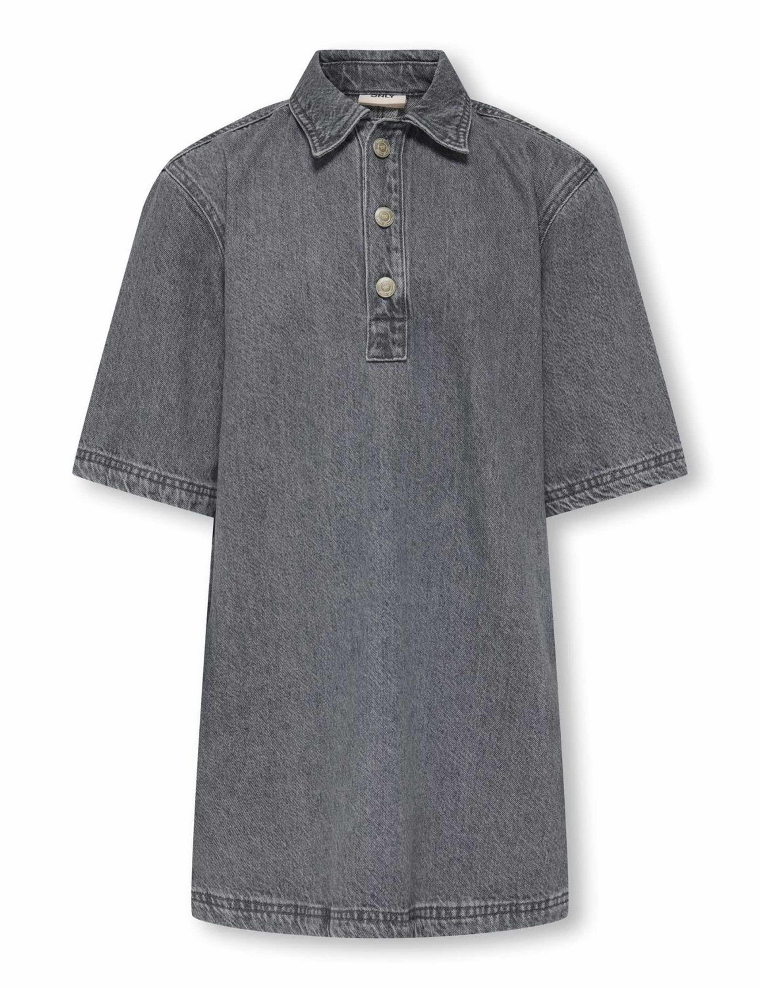 Denim Collared Dress (8-14 Yrs) 2 of 6