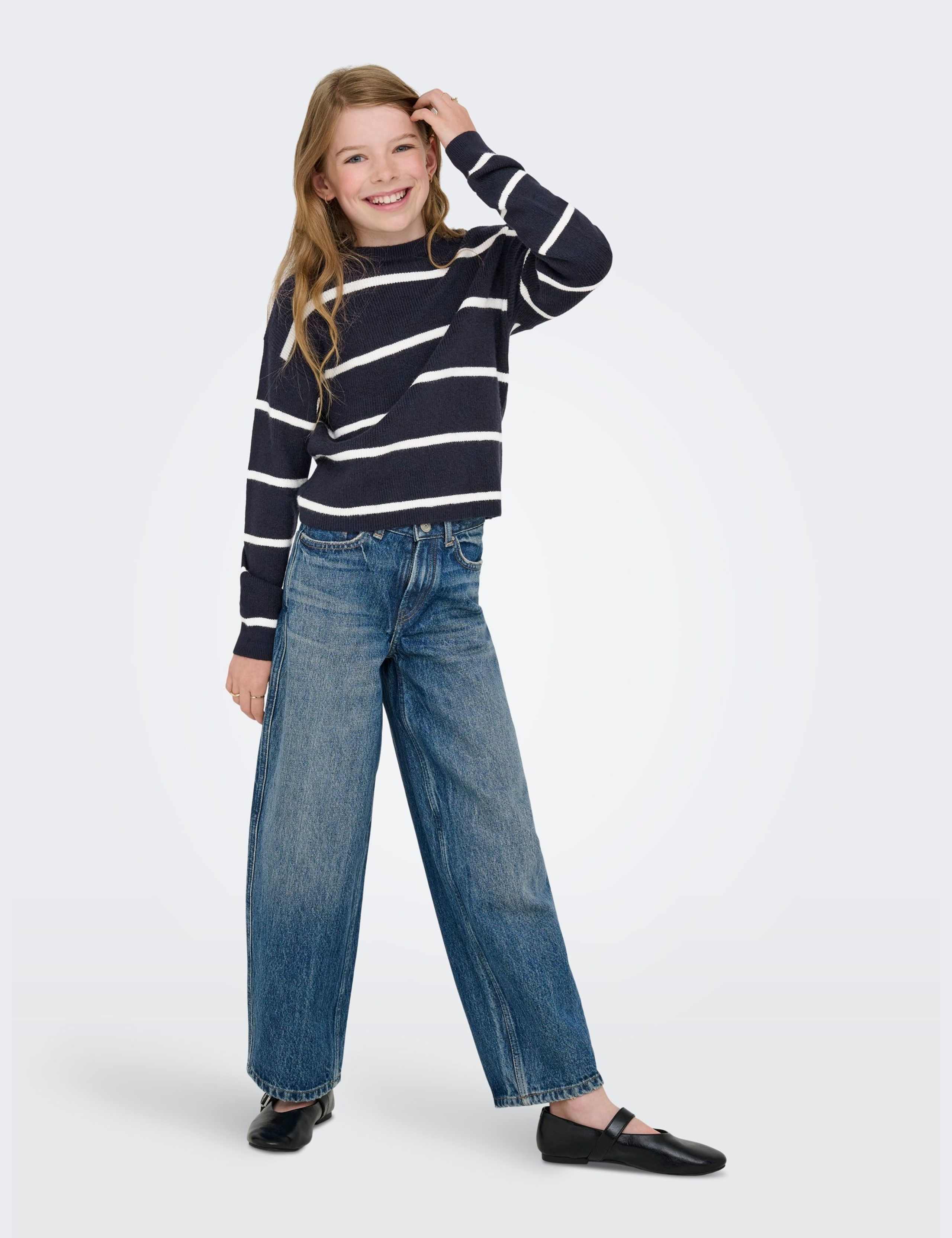 Striped Knitted Jumper (7-14 Yrs) 5 of 5