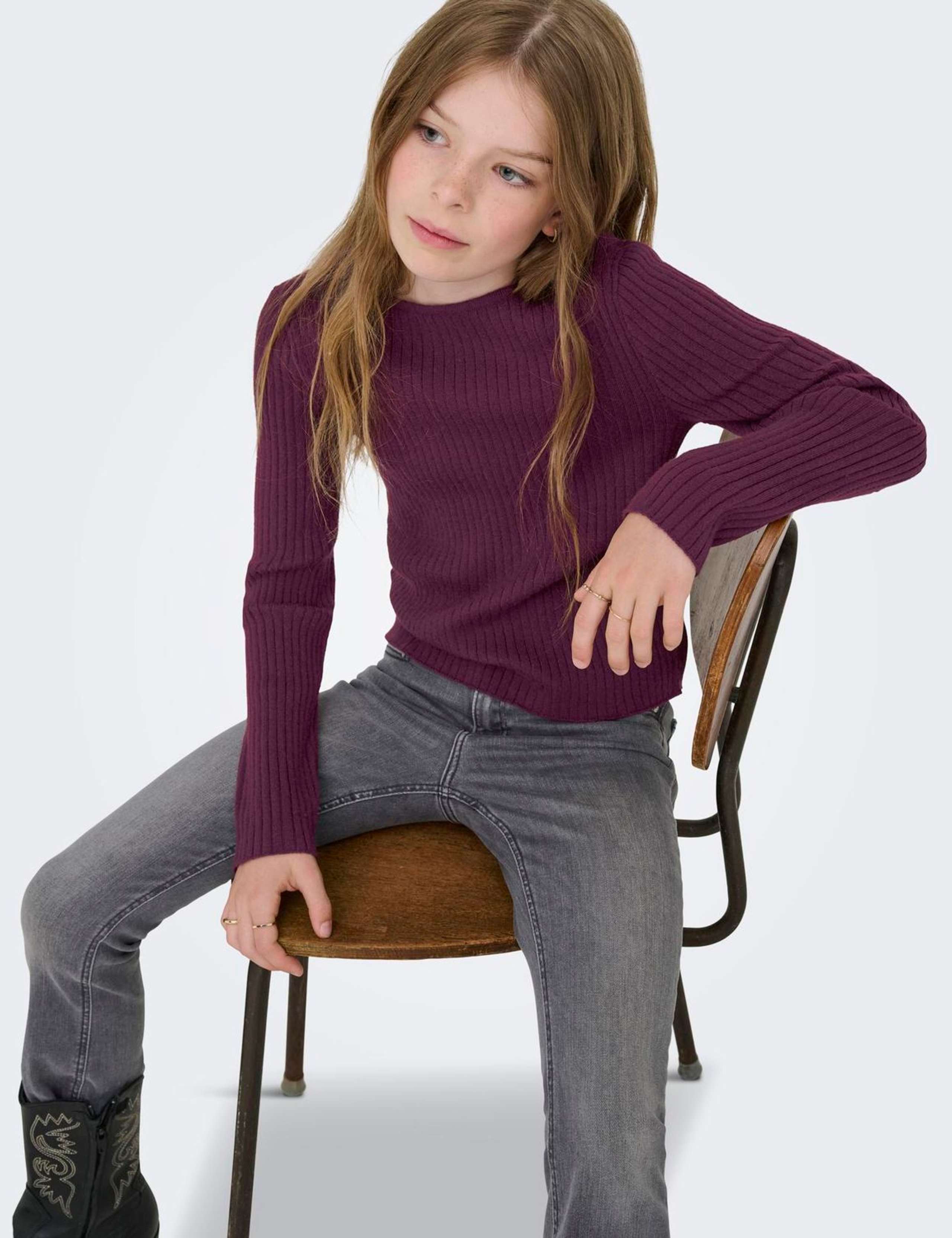 Knitted Ribbed Top (7-14 Yrs) 3 of 5