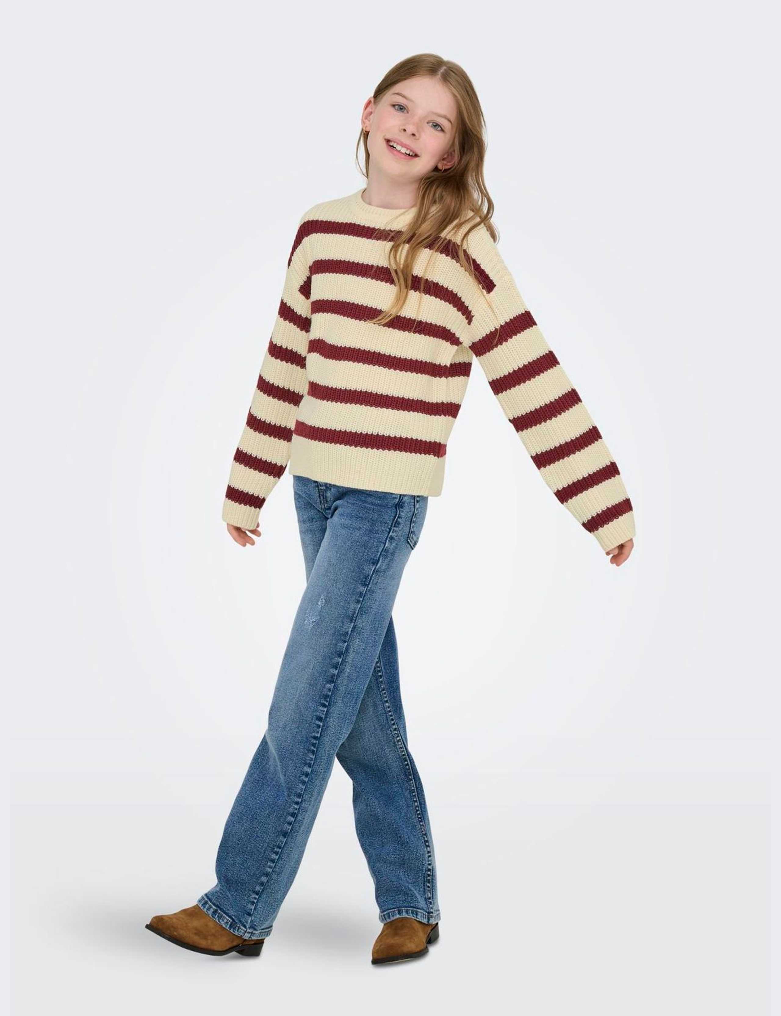 Striped Knitted Jumper (7-14 Yrs) 5 of 5