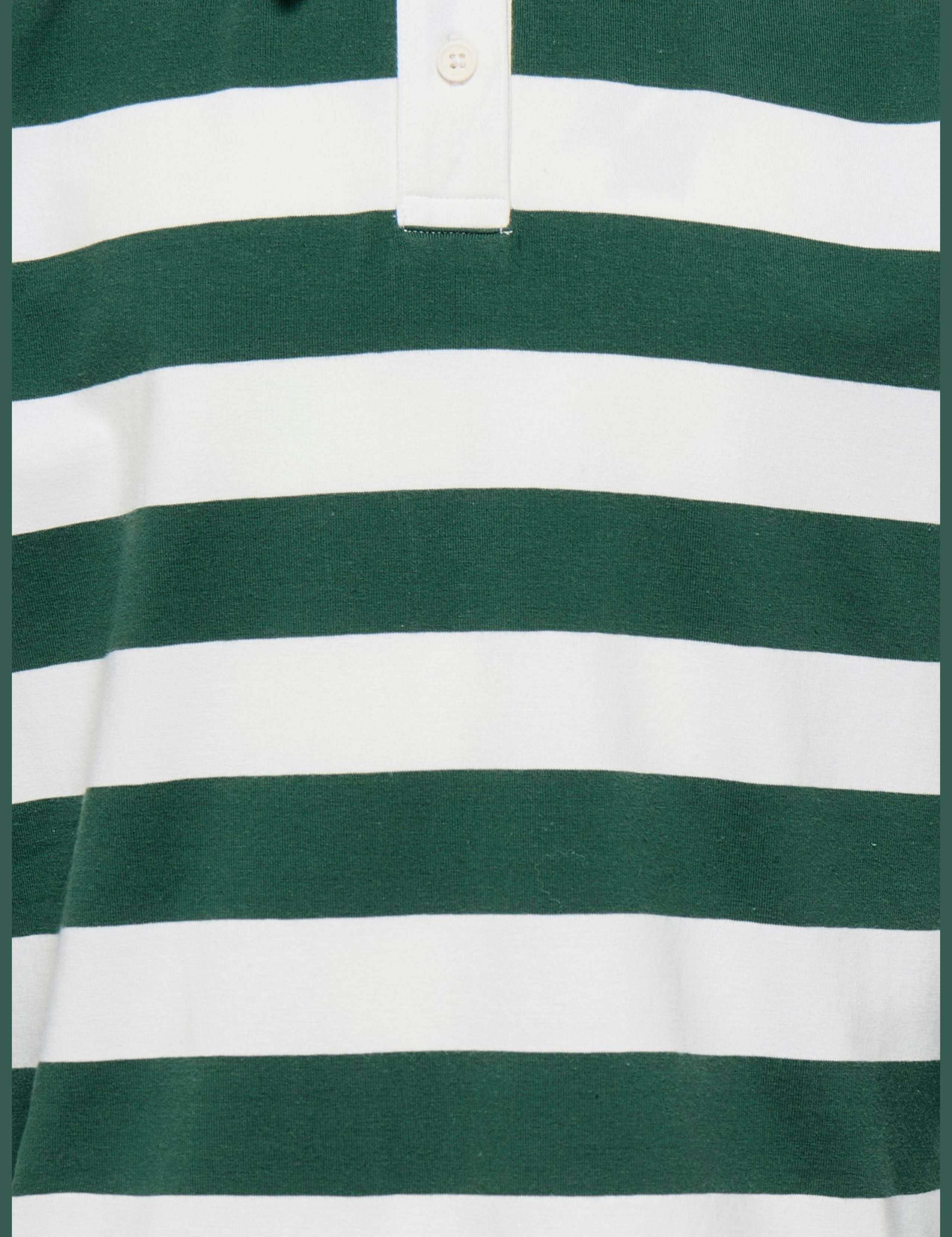 Cotton Rich Striped Boxy Polo Shirt (7-14 Yrs) 6 of 6
