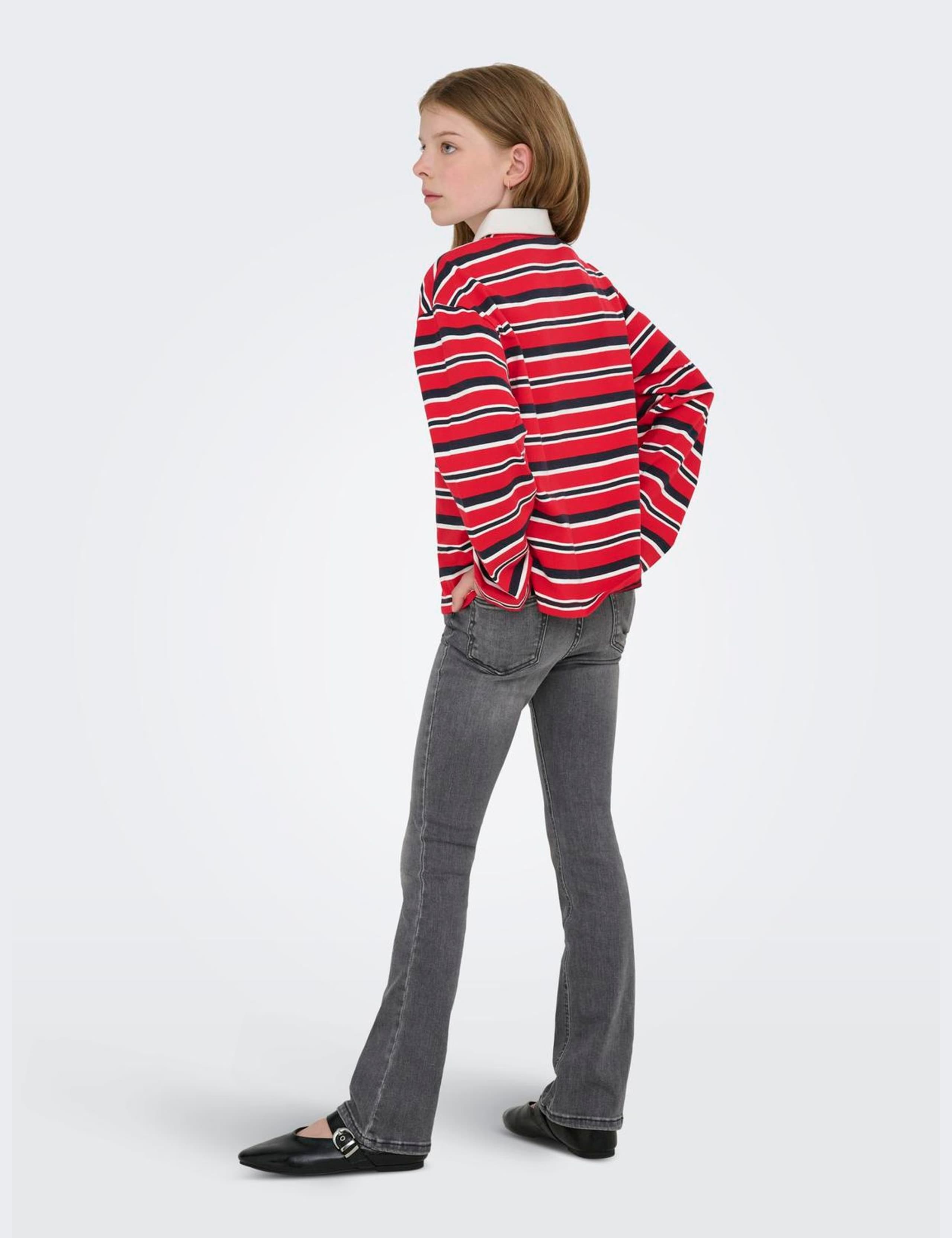 Cotton Rich Striped Boxy Polo Shirt (7-14 Yrs) 4 of 6