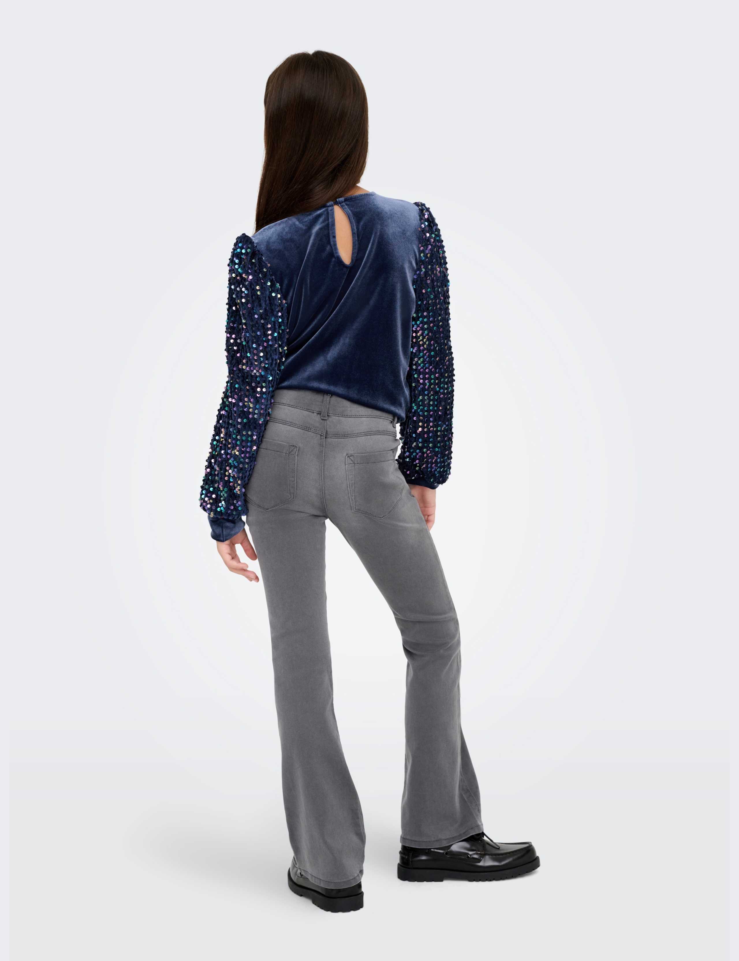 Regular Cotton Rich Flared Jeans (8-14 Yrs) 6 of 10