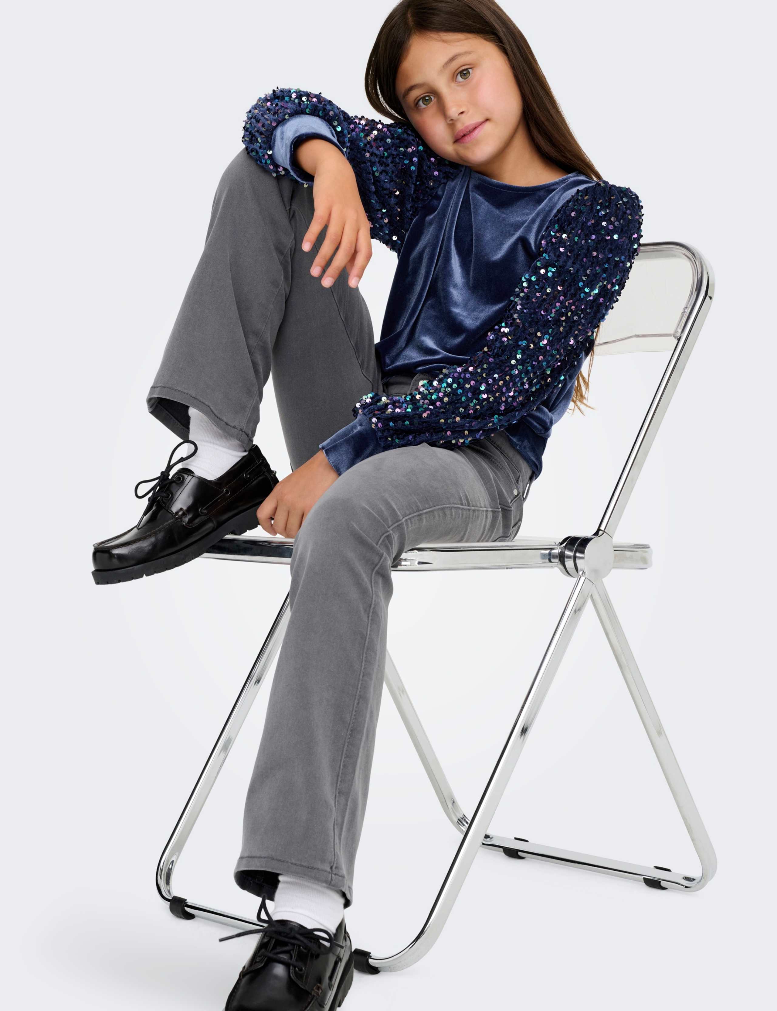 Regular Cotton Rich Flared Jeans (8-14 Yrs) 10 of 10