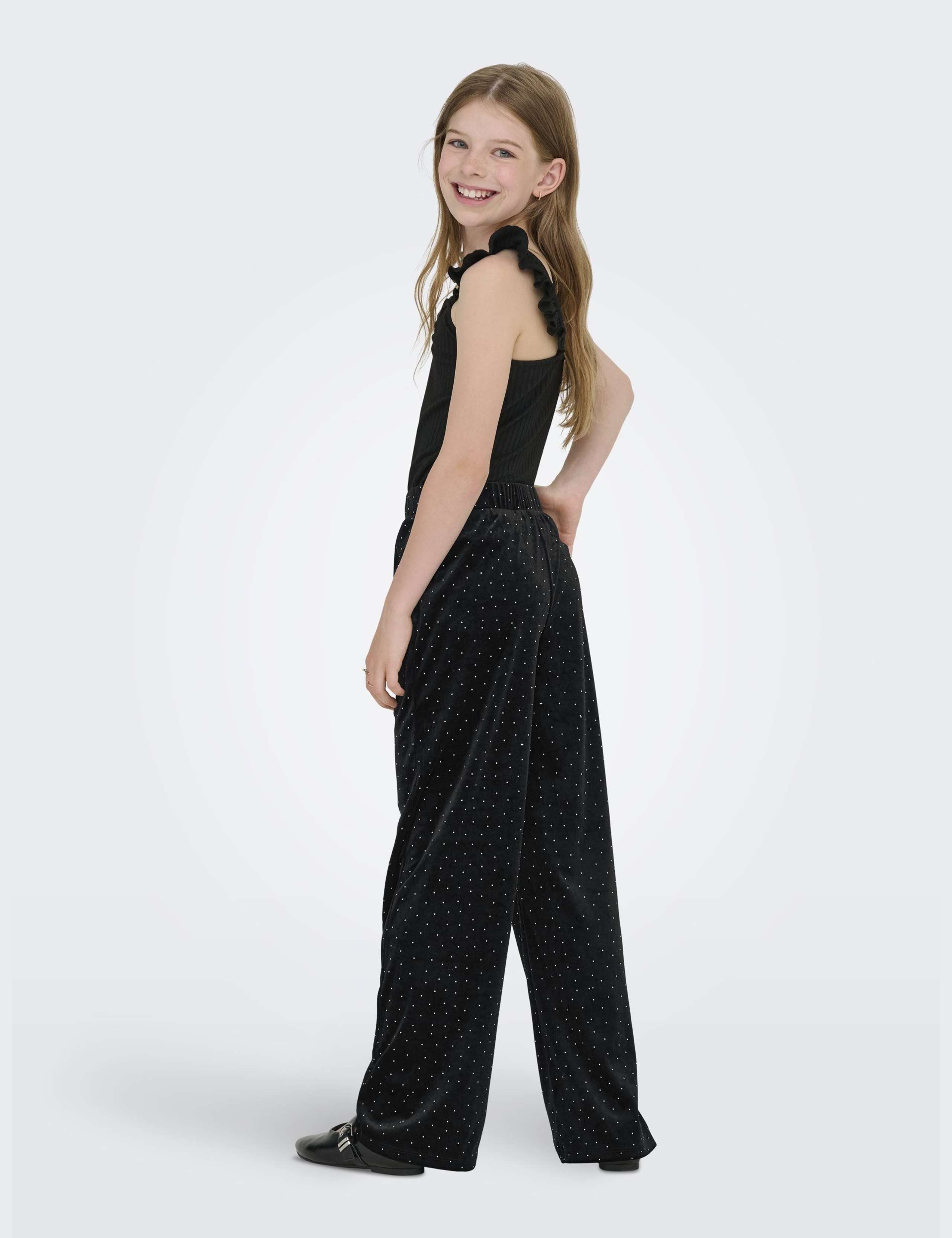 Velvet Embellished Trousers (8-14 Yrs) 4 of 6
