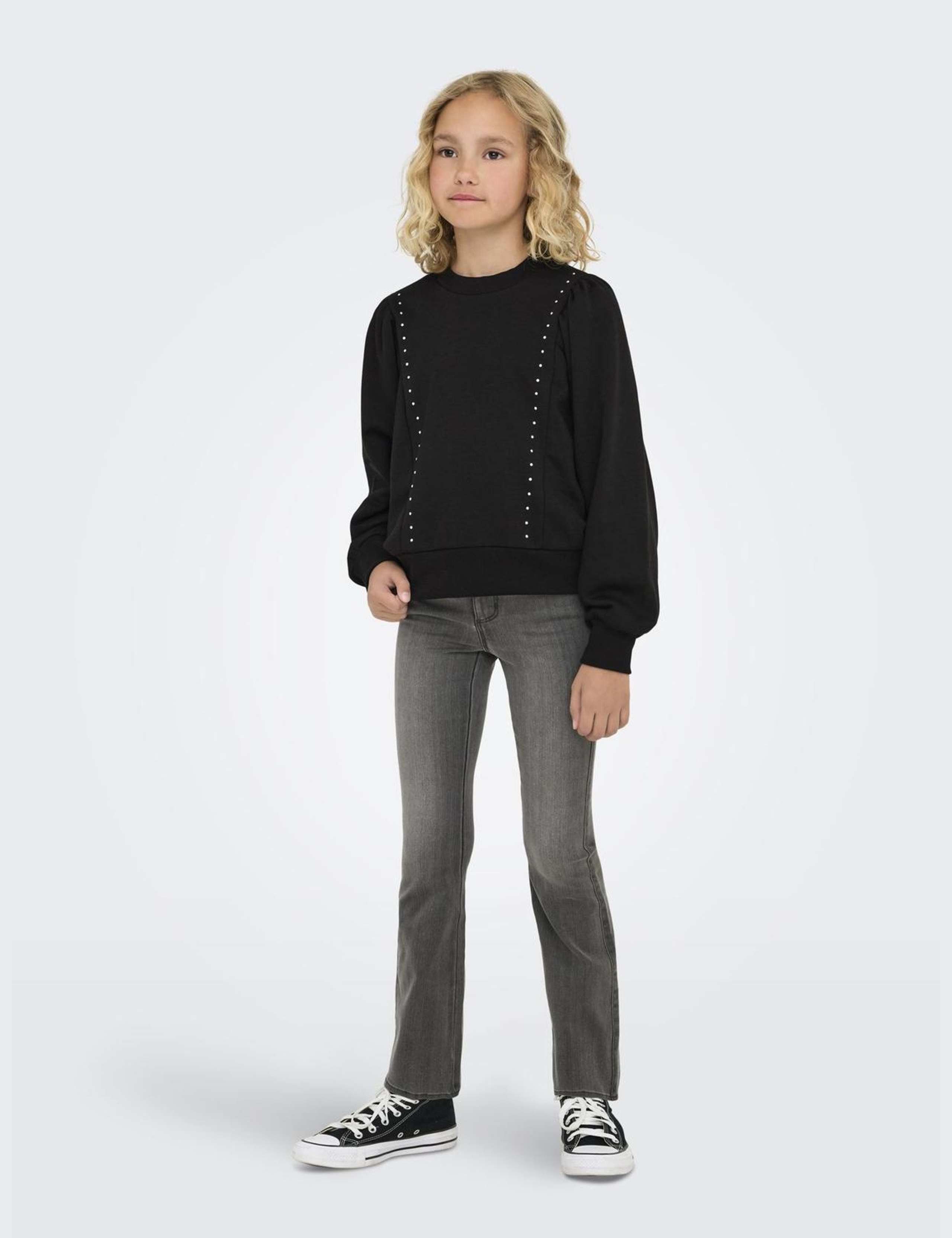 Cotton Rich Stud Detail Top (7-14 Yrs) 5 of 6