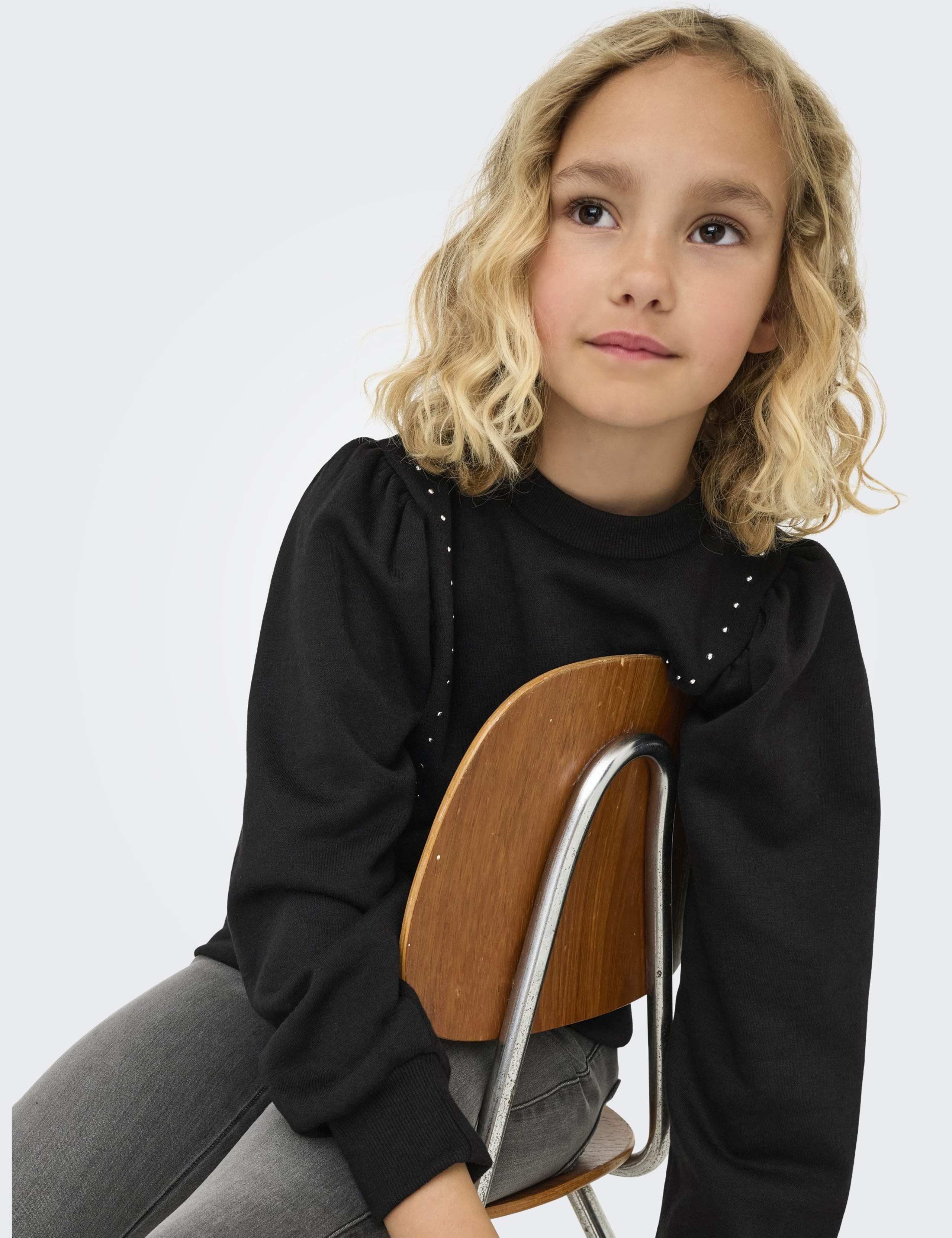 Cotton Rich Stud Detail Top (7-14 Yrs) 6 of 6