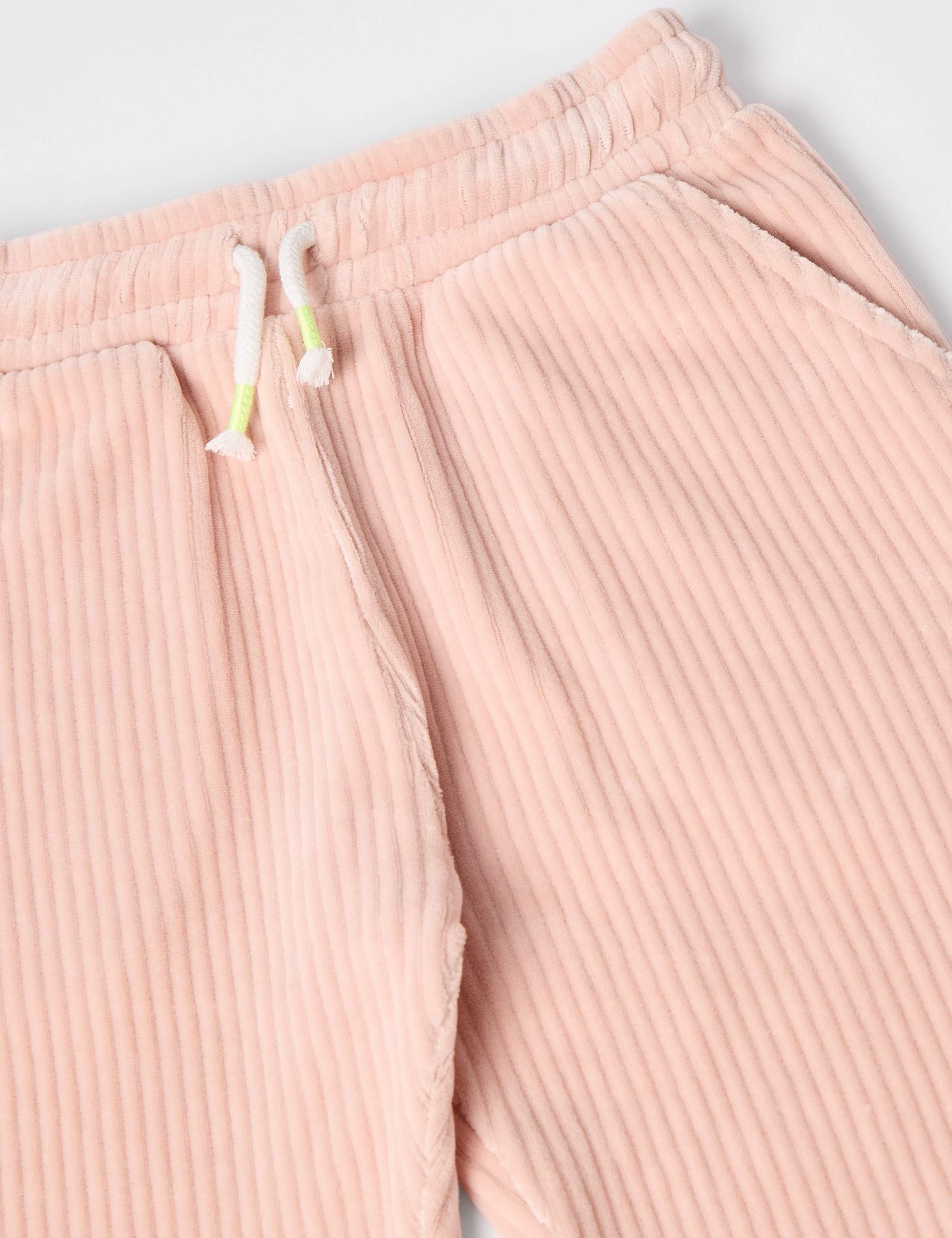 Cotton Rich Ribbed Joggers (2-8 Yrs) 3 of 7