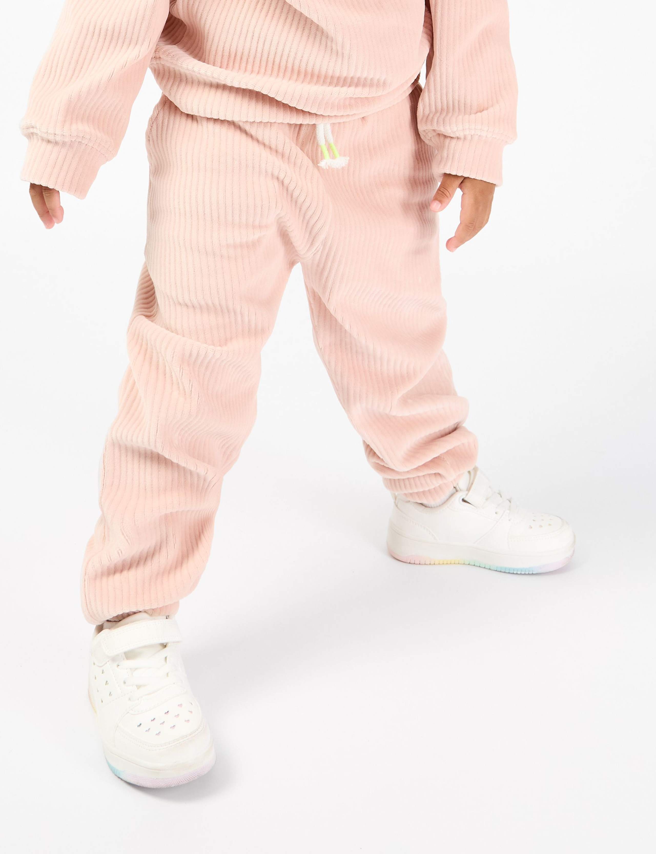 Cotton Rich Ribbed Joggers (2-8 Yrs) 5 of 7