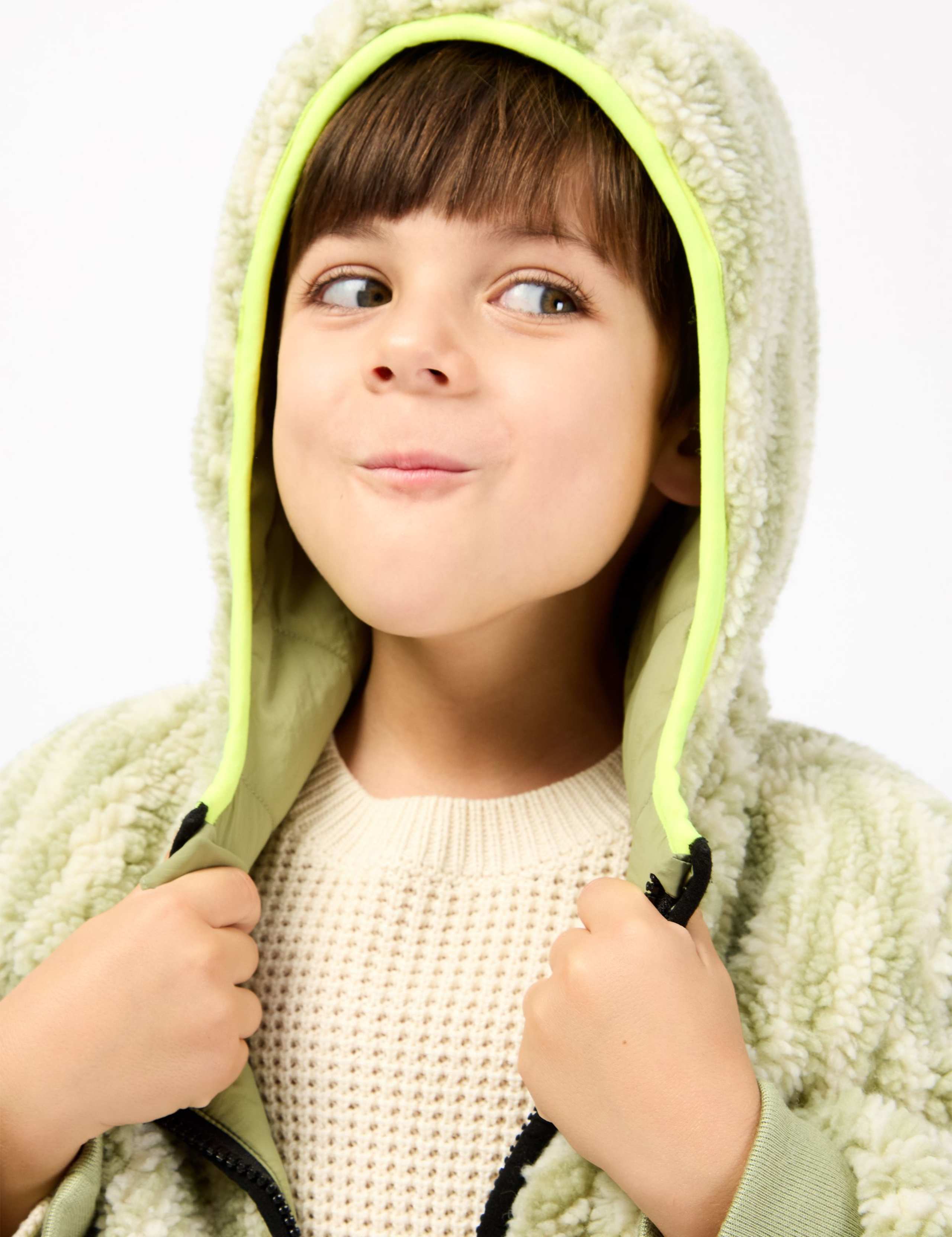 Borg Lined Quilted Jacket (2-8 Yrs) 6 of 6