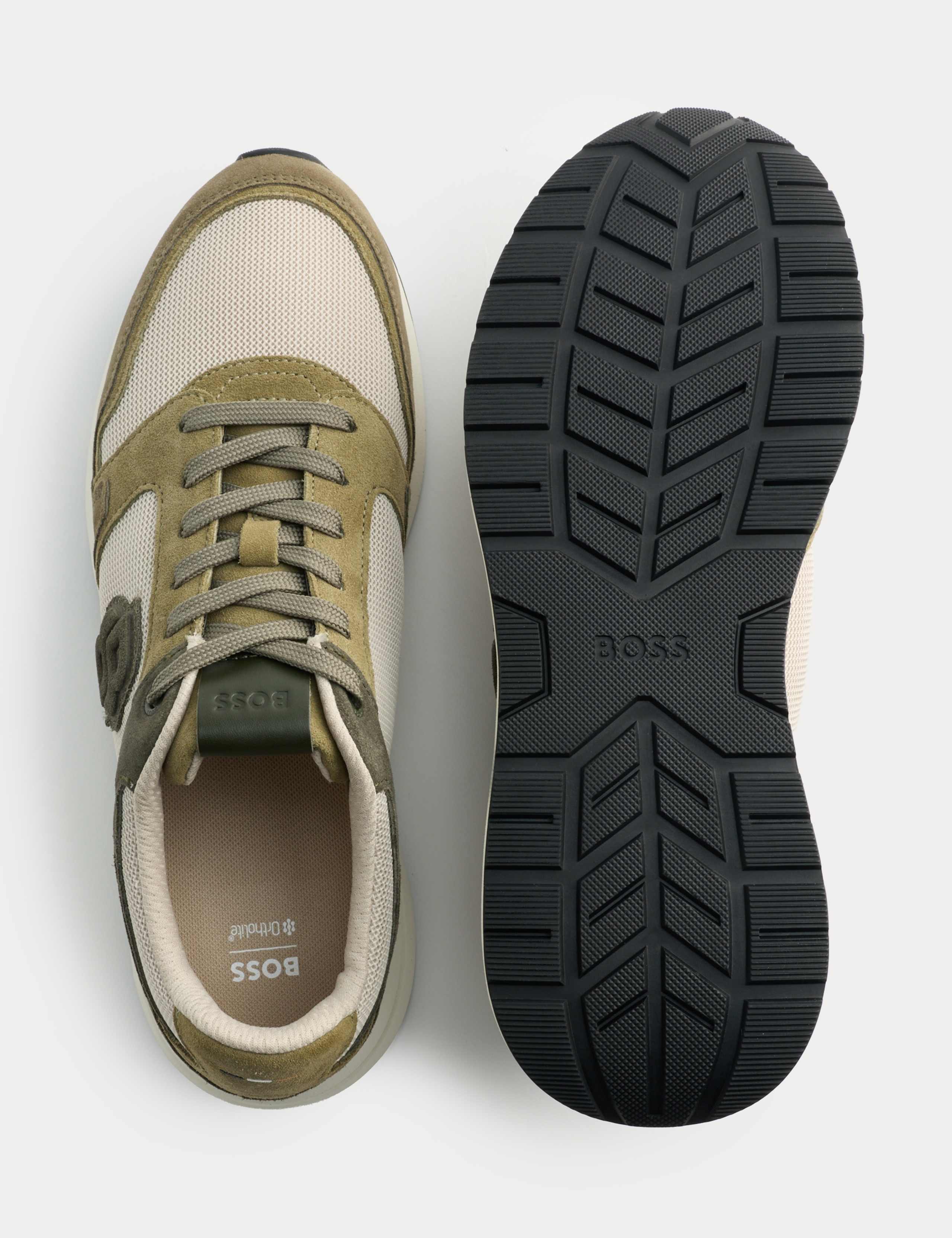 Suede Lace Up Trainers 3 of 3